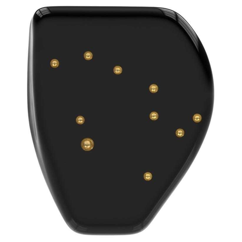 Side table Alessia, Constellation 1, Black Diamond/gold For Sale