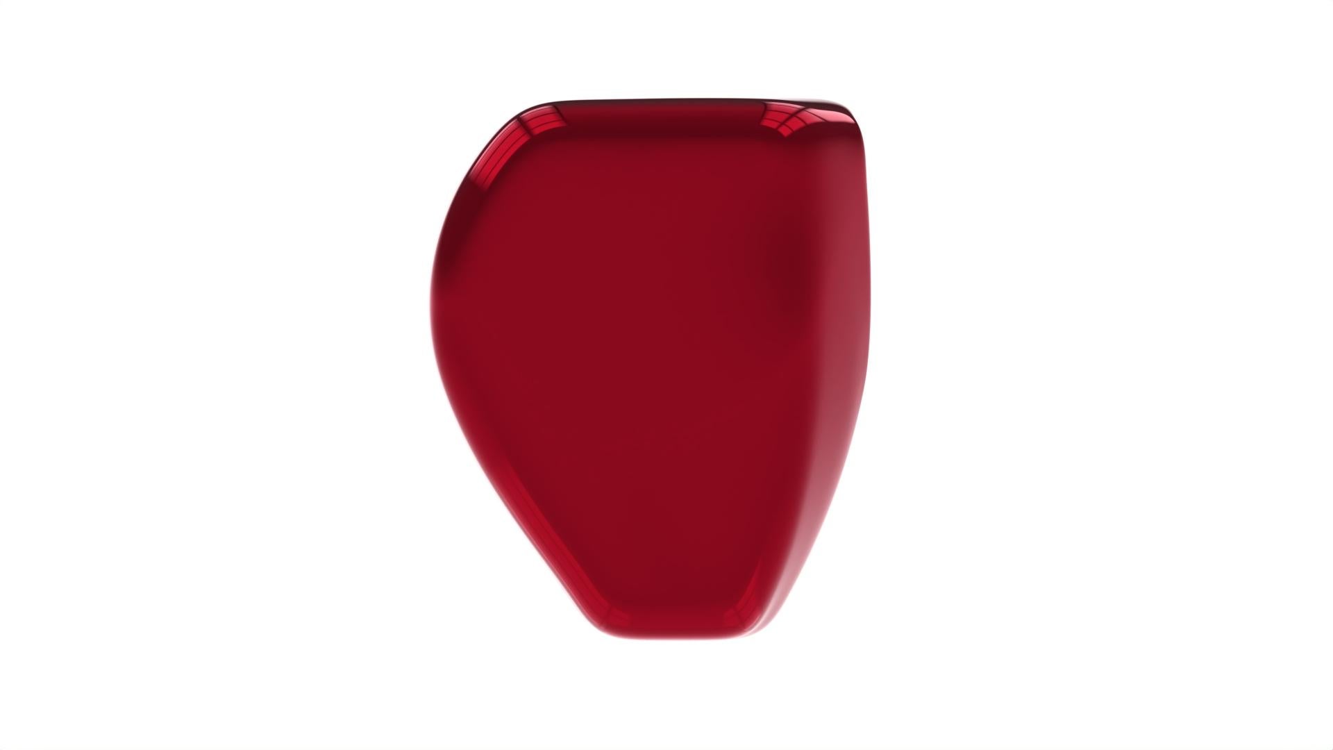 Mesa auxiliar Alessia, Constelación 1, Rojo umbro/oro en venta 1