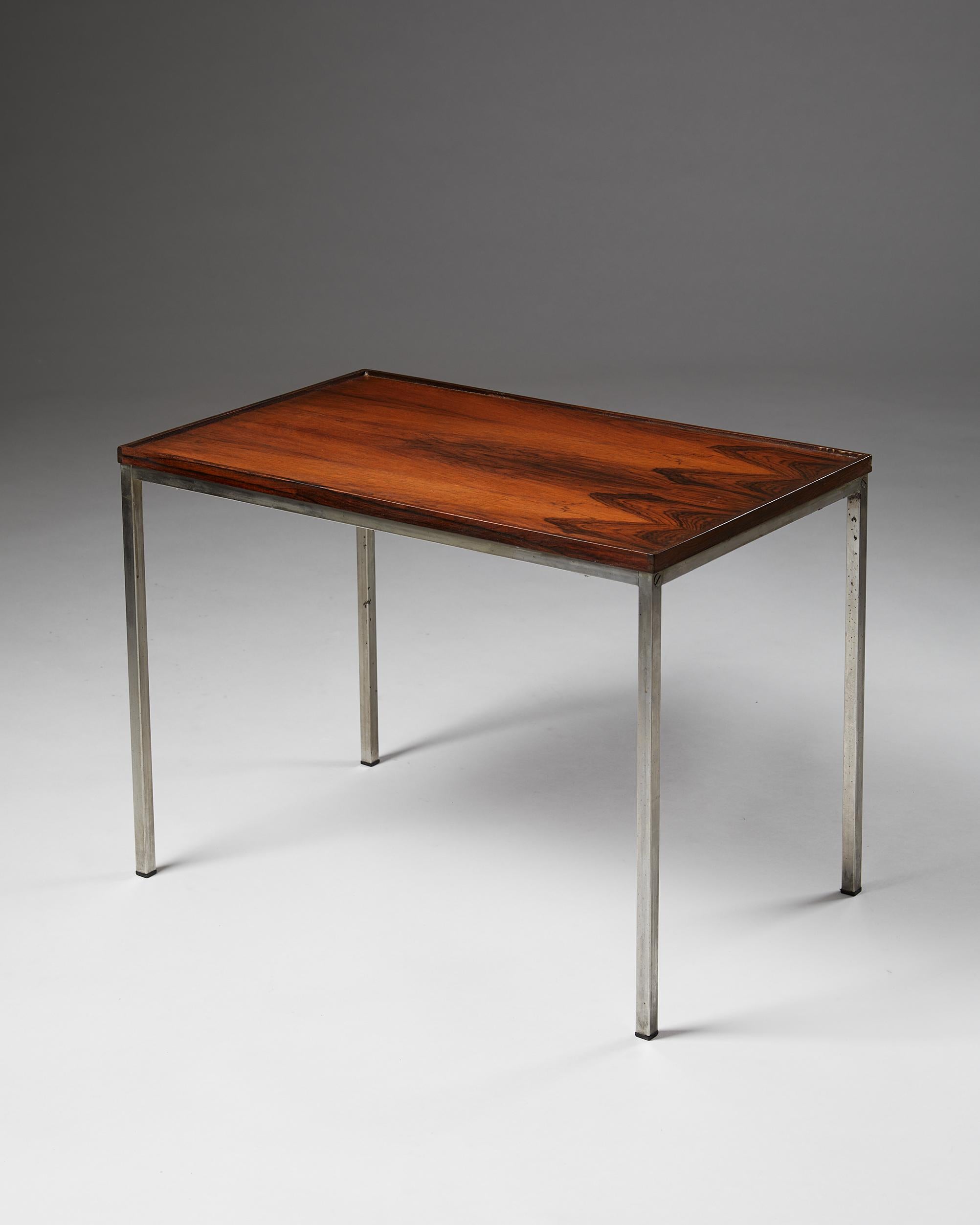 Mid-Century Modern Side Table, Anonymous, Sweden, 1960's For Sale