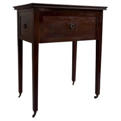 Side Table / Bar in Mahogany and Mirrors, 20th Century, England