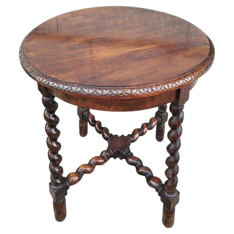 Renaissance Spanish Occassional Table circa 1600 in Walnut For Sale at ...