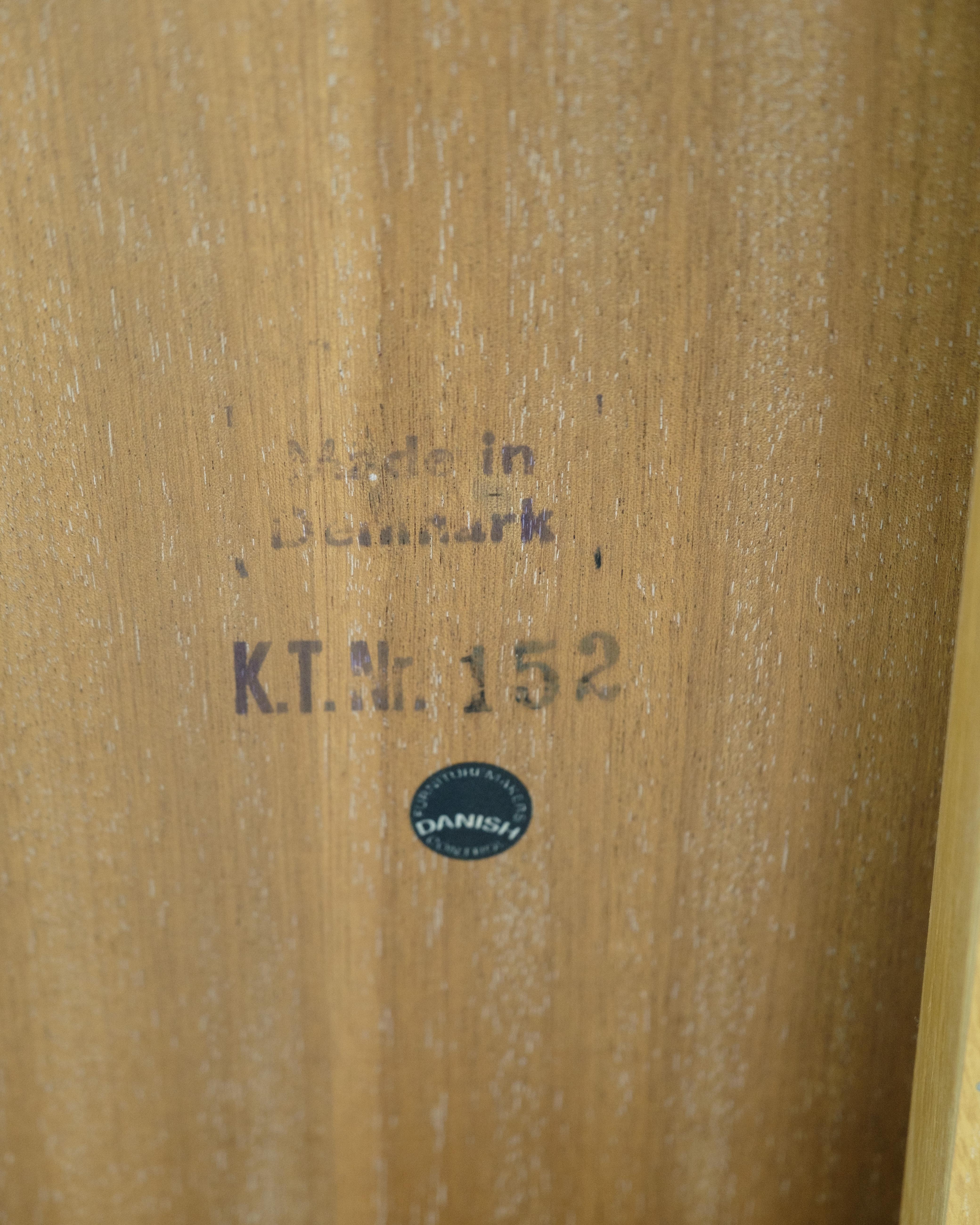 Side Table/Bedside Table With Draw Model K.T Nr. 152 Made In Rosewood From 1960s For Sale 3