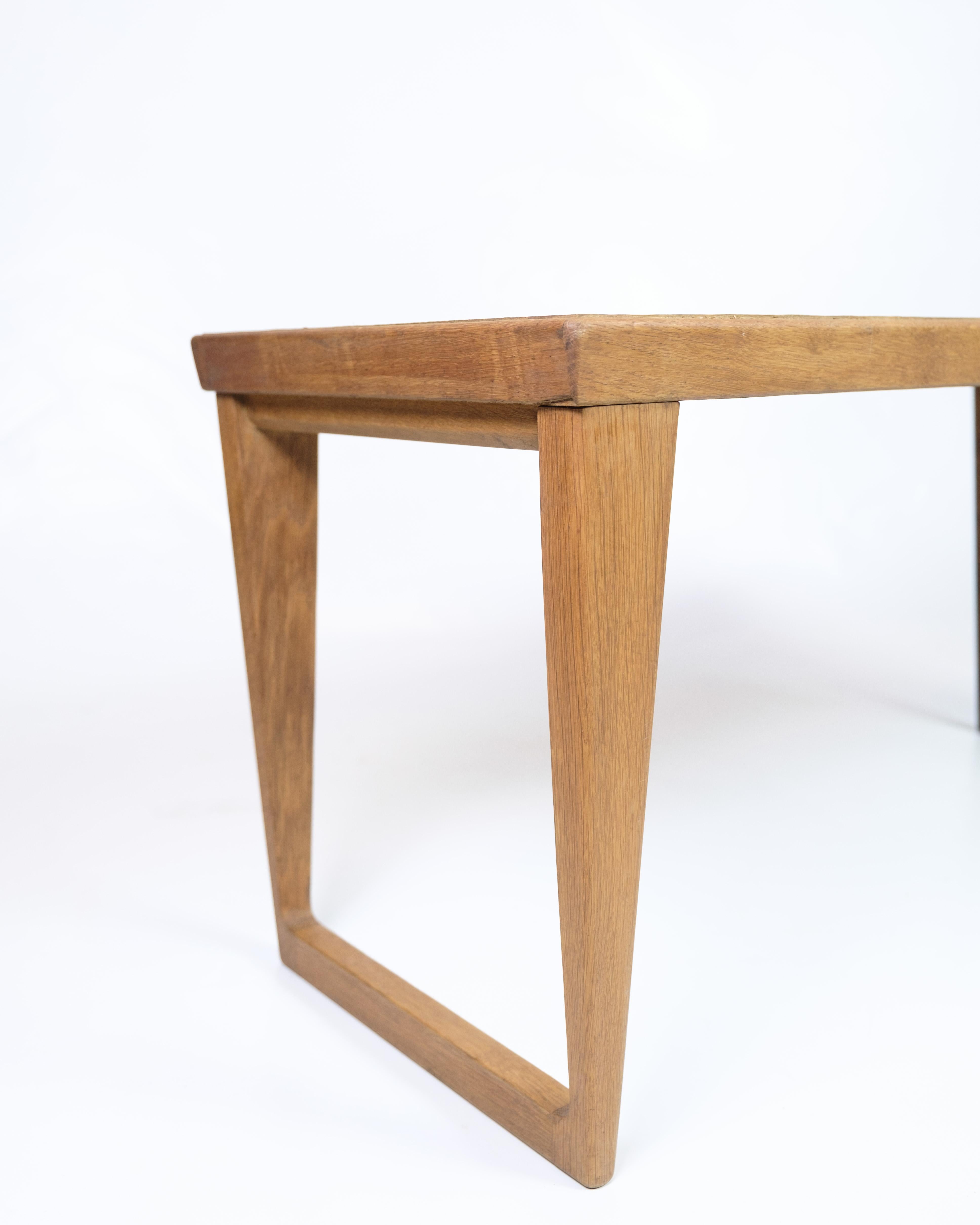 Table d'appoint/ banc en chêne d' Aksel Kjersgaard pour le mobilier Odder dans les années 1960 Bon état - En vente à Lejre, DK