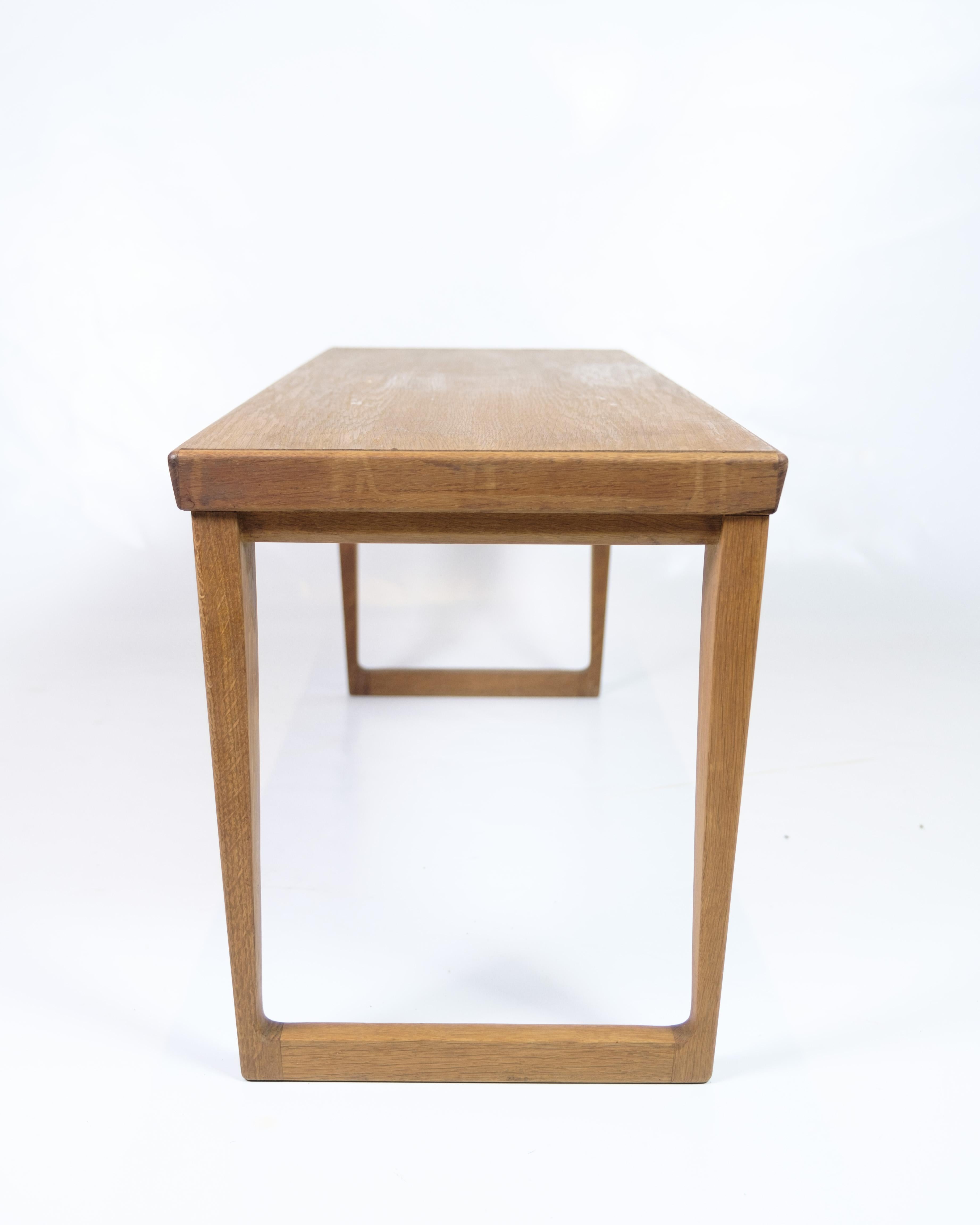 Milieu du XXe siècle Table d'appoint/ banc en chêne d' Aksel Kjersgaard pour le mobilier Odder dans les années 1960 en vente