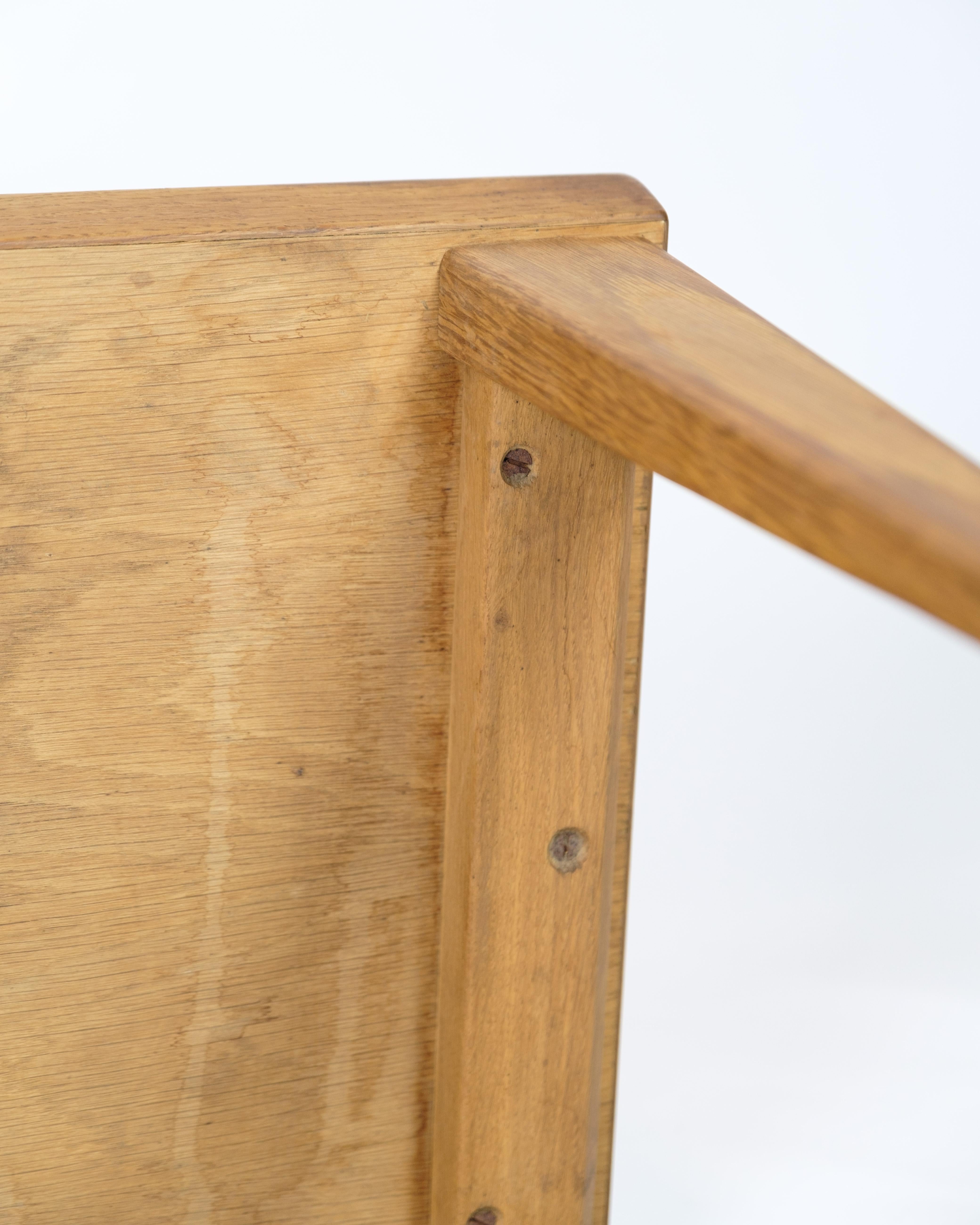 Table d'appoint/ banc en chêne d' Aksel Kjersgaard pour le mobilier Odder dans les années 1960 en vente 1