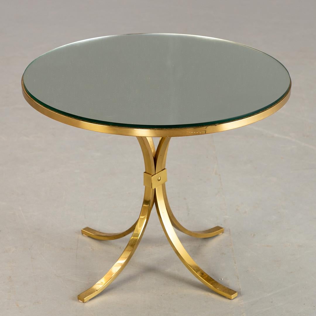 Side table brass 60's In Good Condition For Sale In BARCELONA, ES