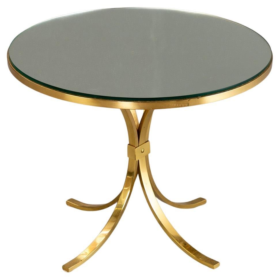 Side table brass 60's For Sale