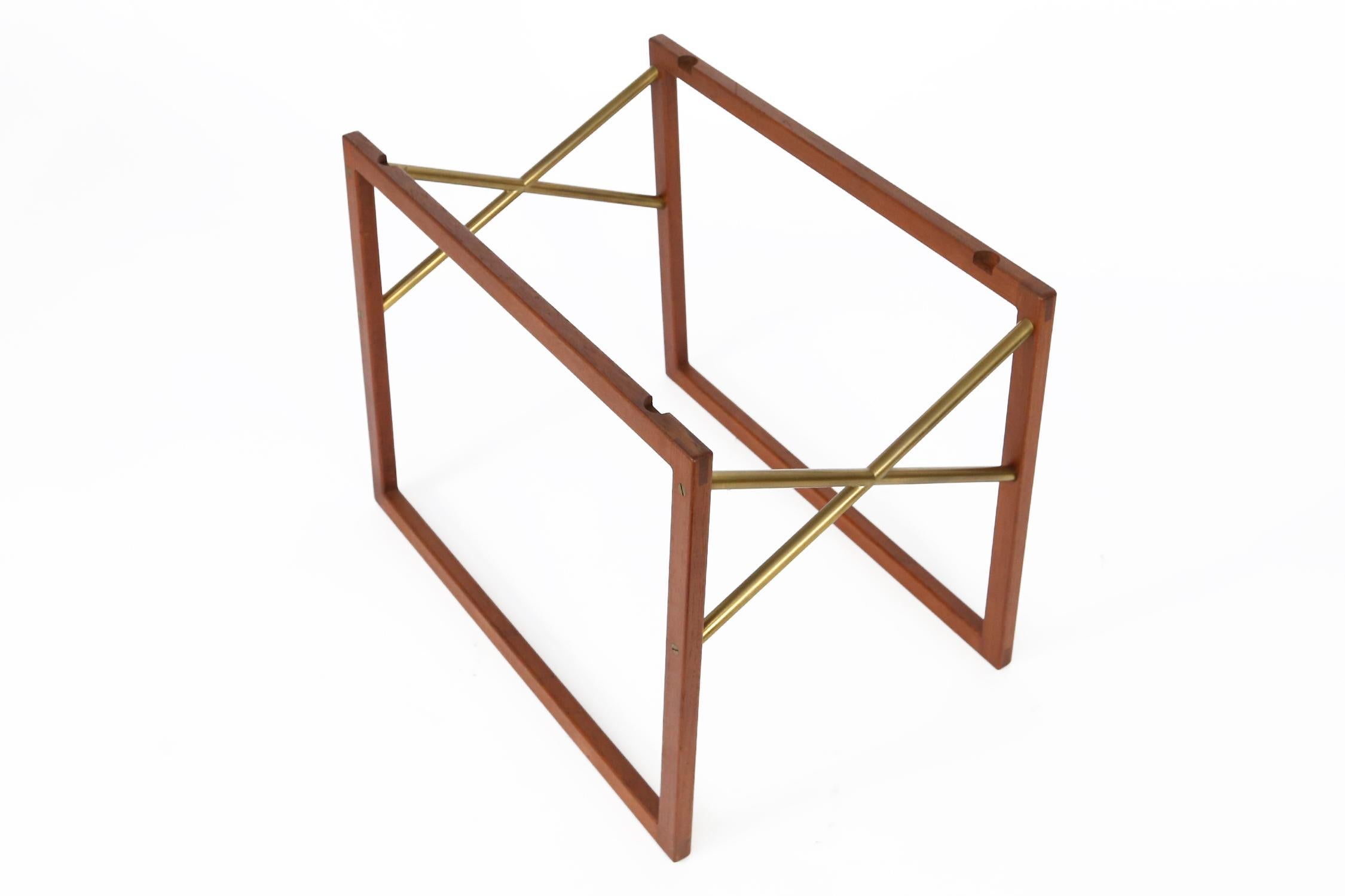 Brass Side Table or Butlers Tray by Svend Langkilde for Illums Bolighus, Denmark For Sale