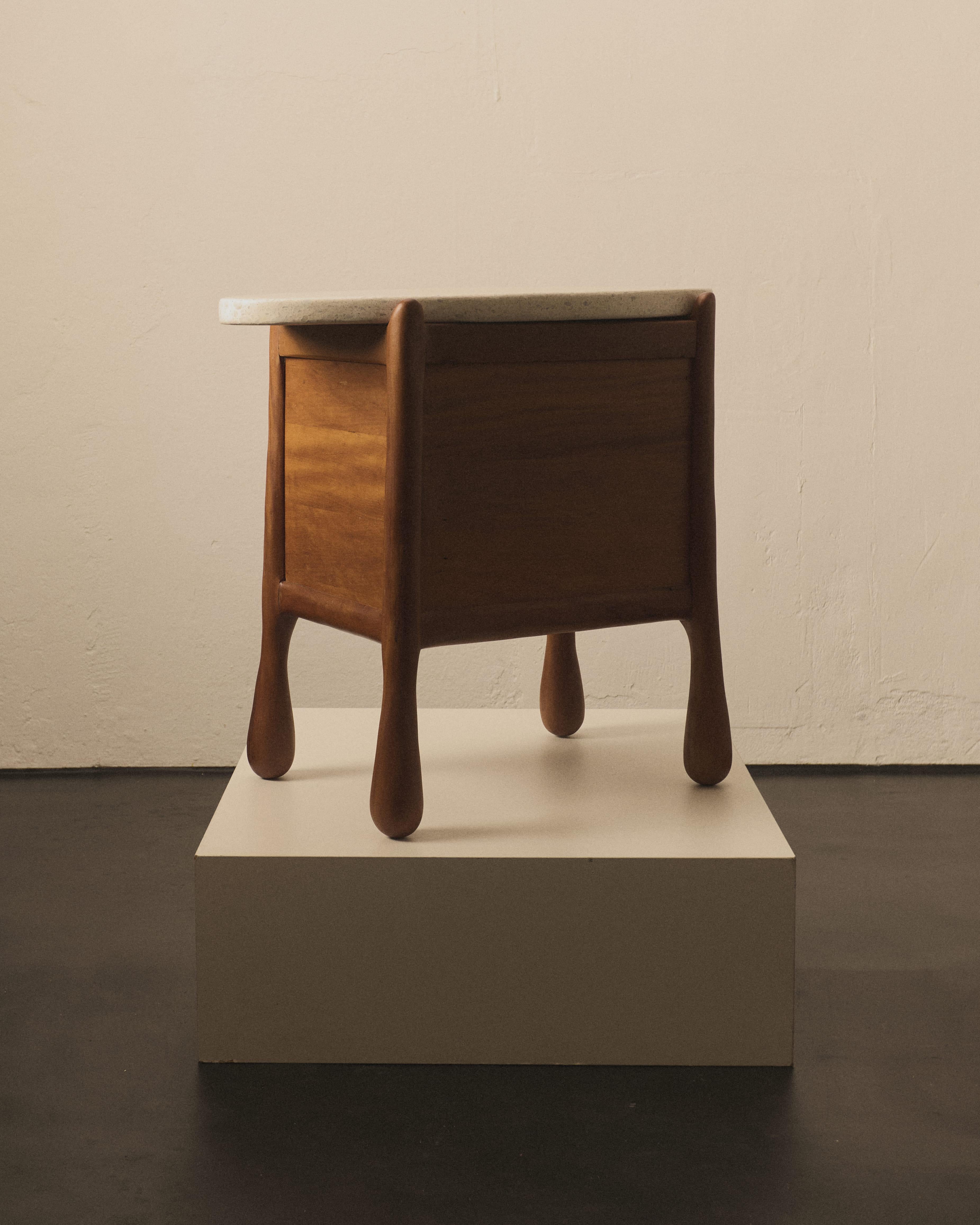 Brass Side table by Andrew de Freitas For Sale