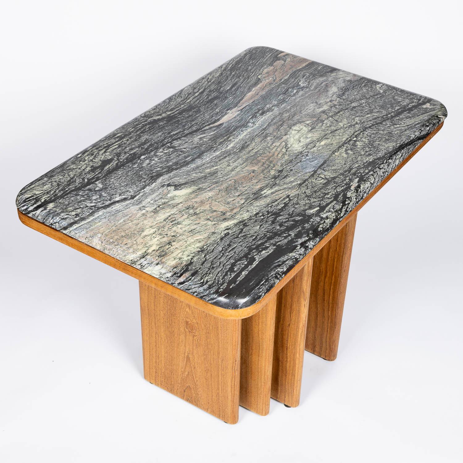 Stone Side Table by Bendixen Design For Sale
