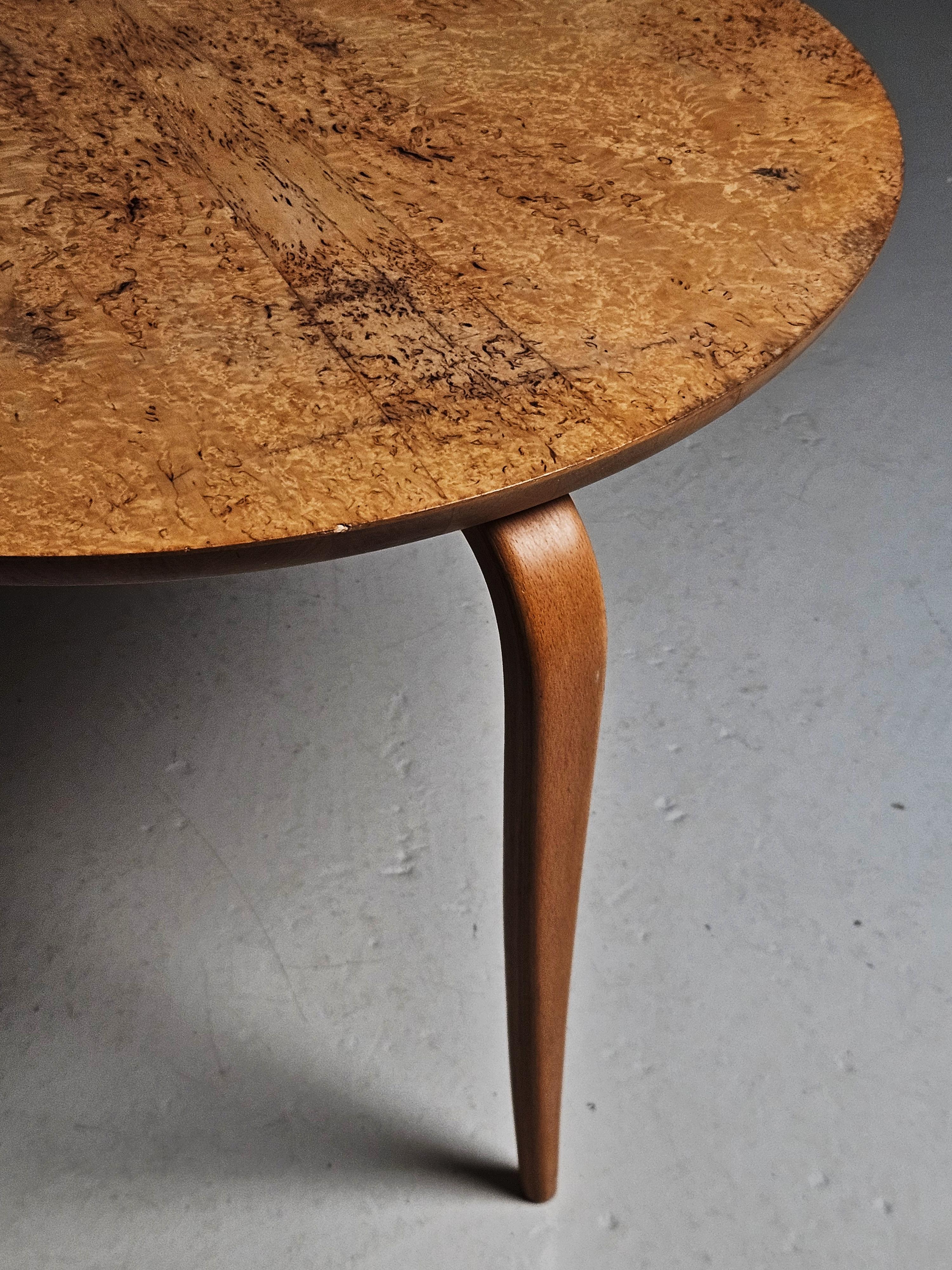 Table d'appoint Bruno Mathsson pour Dux, Suède État moyen - En vente à Eskilstuna, SE