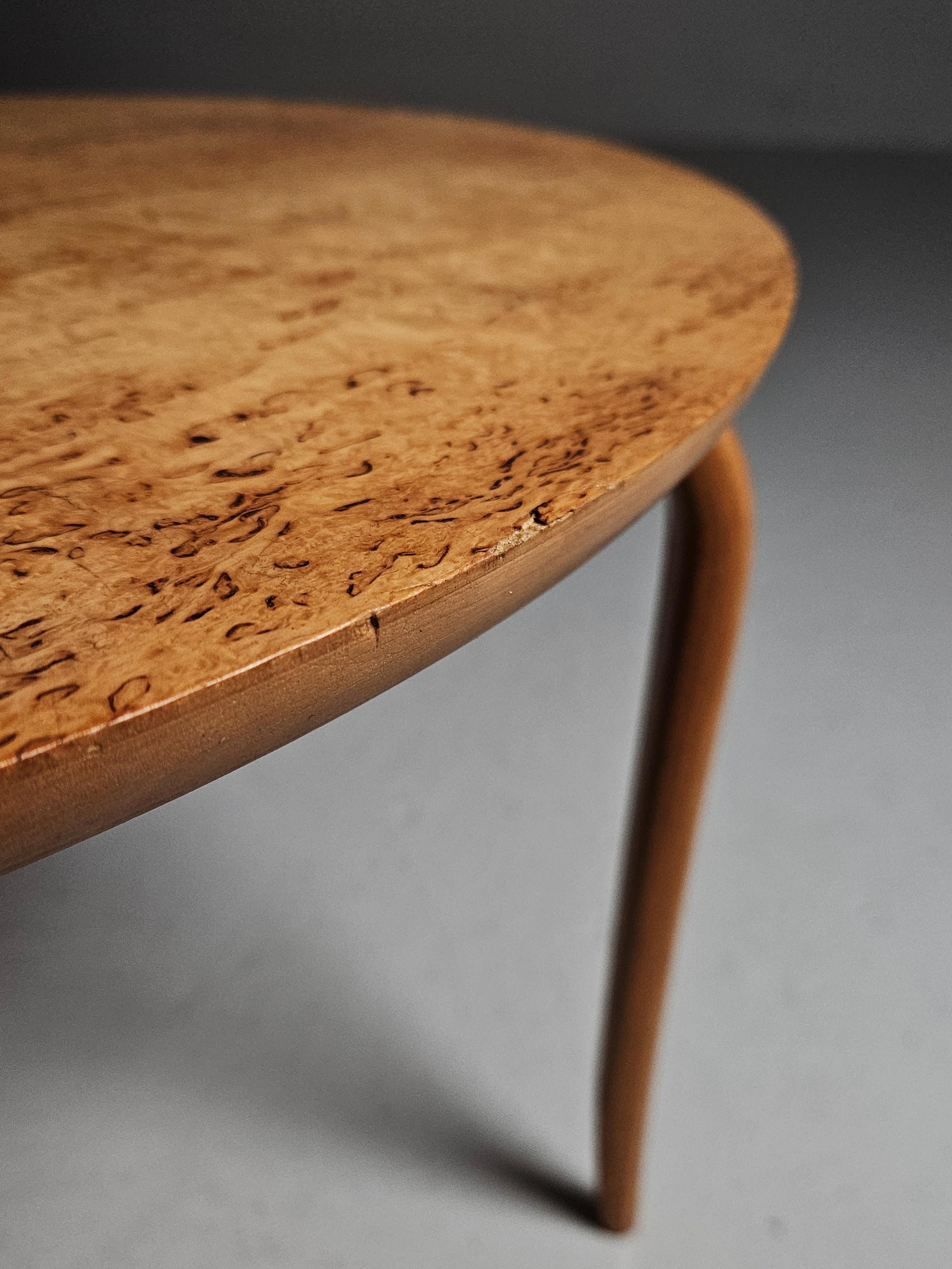 Bouleau Table d'appoint Bruno Mathsson pour Dux, Suède en vente