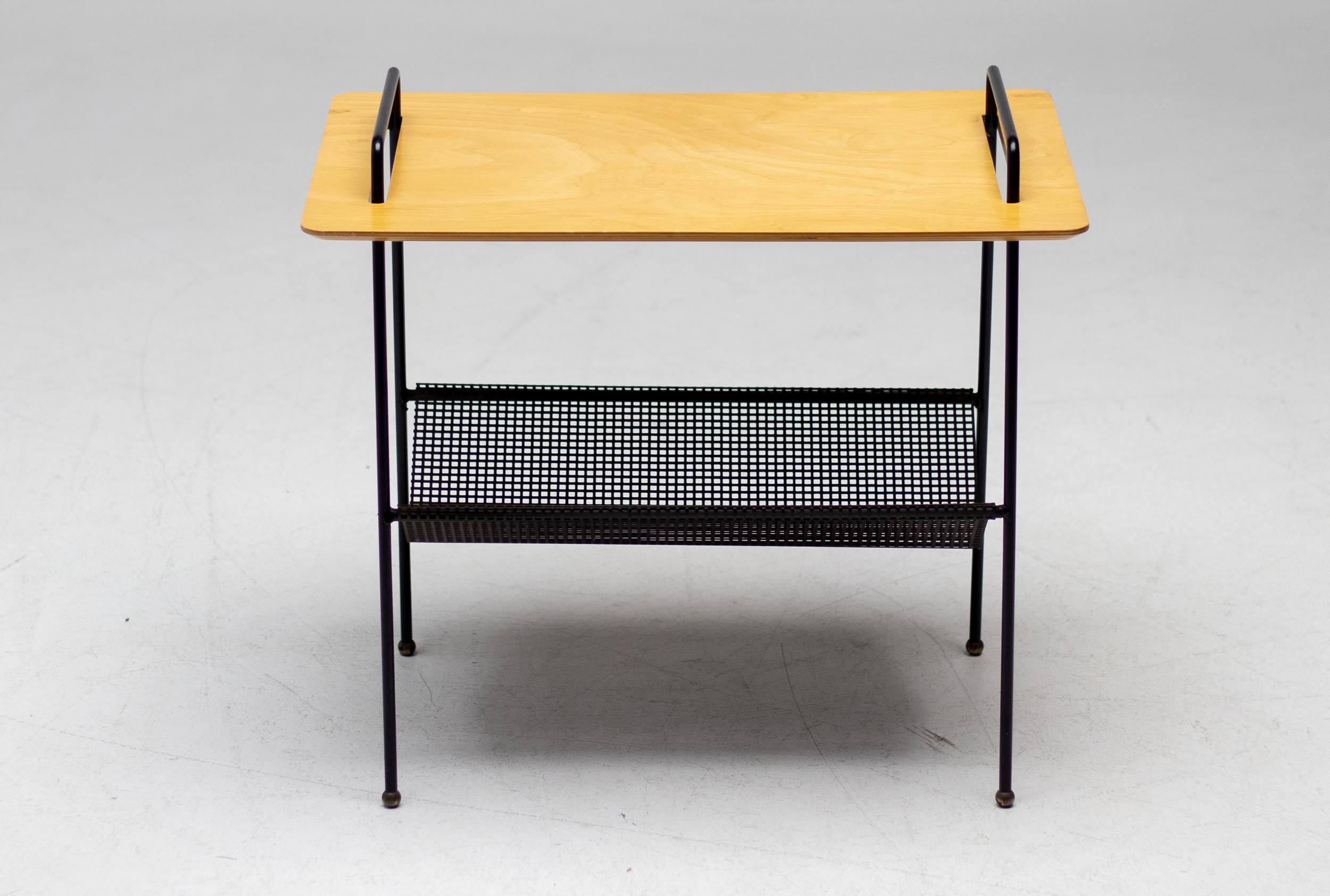 Metà XX secolo Tavolino Cees Braakman Pastoe design olandese industriale metà secolo moderno 1955 in vendita