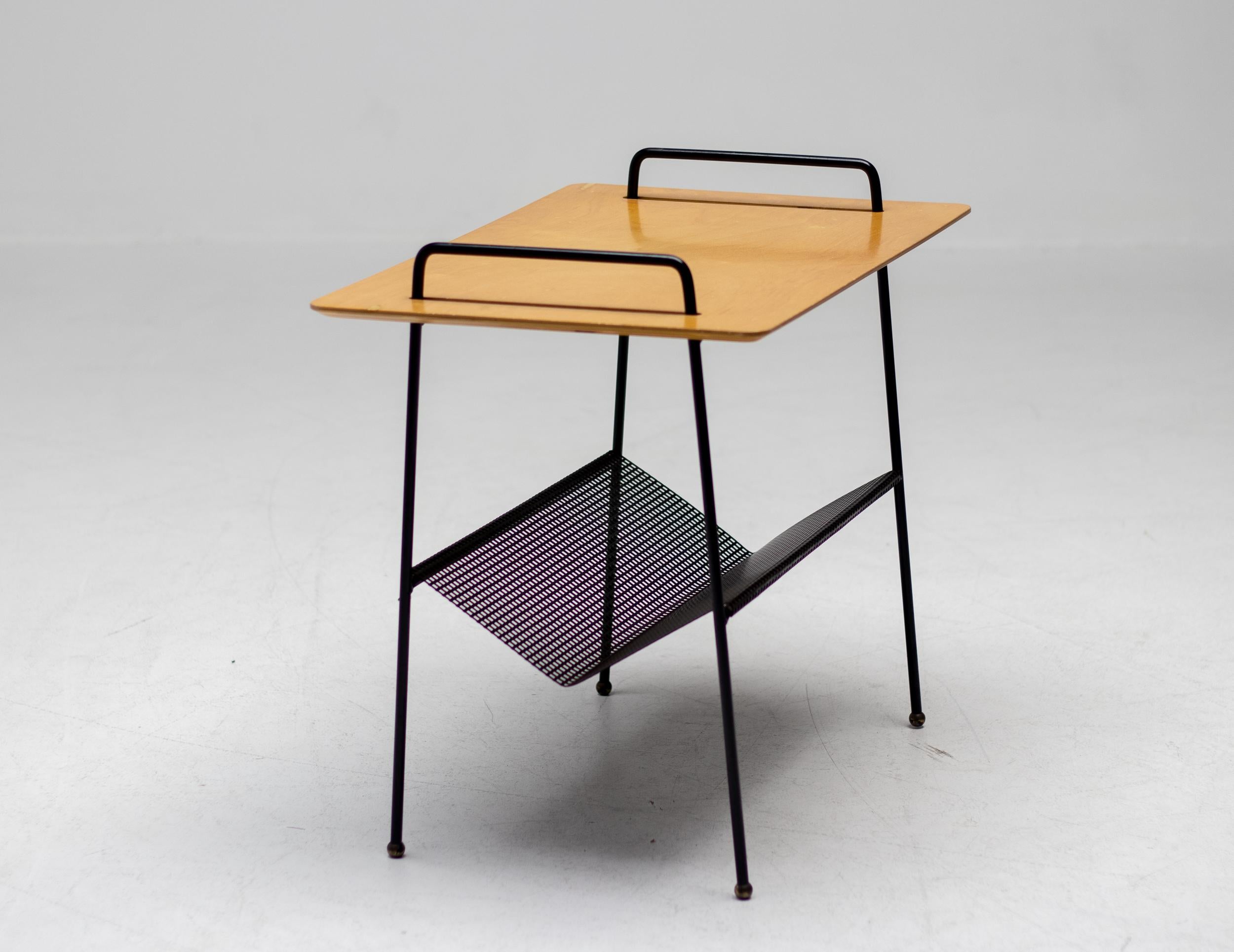 Tavolino Cees Braakman Pastoe design olandese industriale metà secolo moderno 1955 in vendita 1
