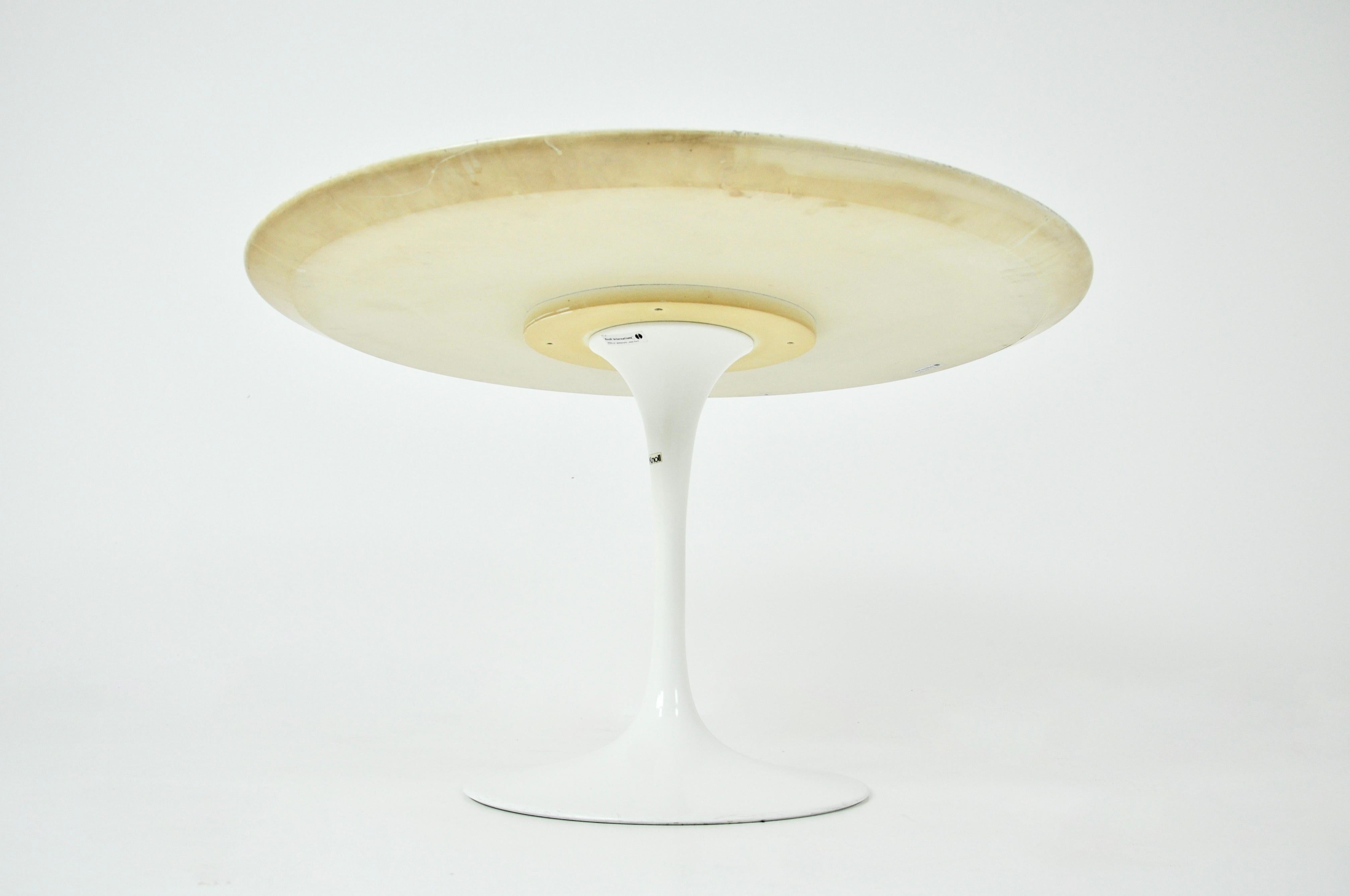 Aluminum Side Table by Eero Saarinen for Knoll International, 1960s For Sale