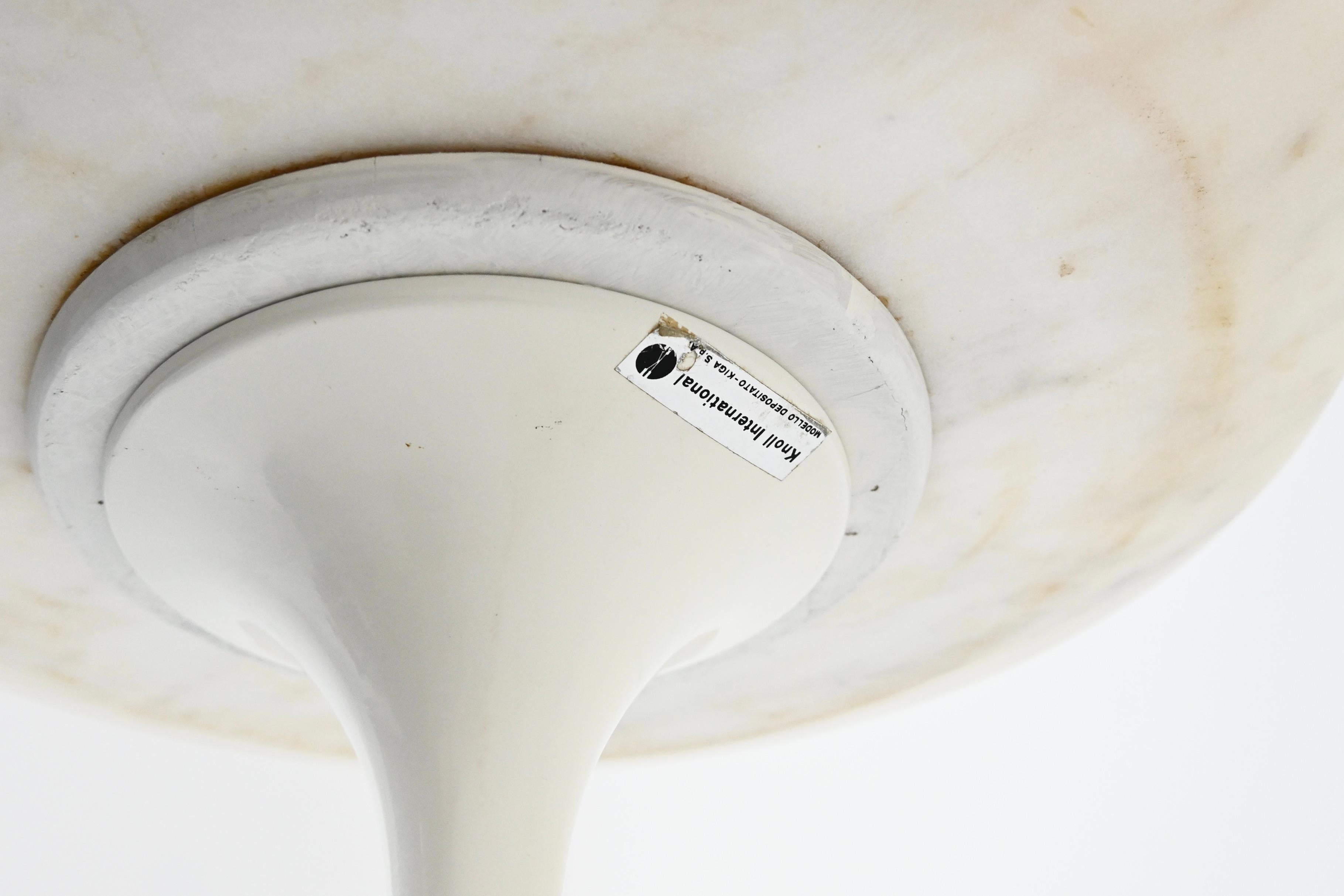Aluminum Side Table by Eero Saarinen for Knoll International, 1960s