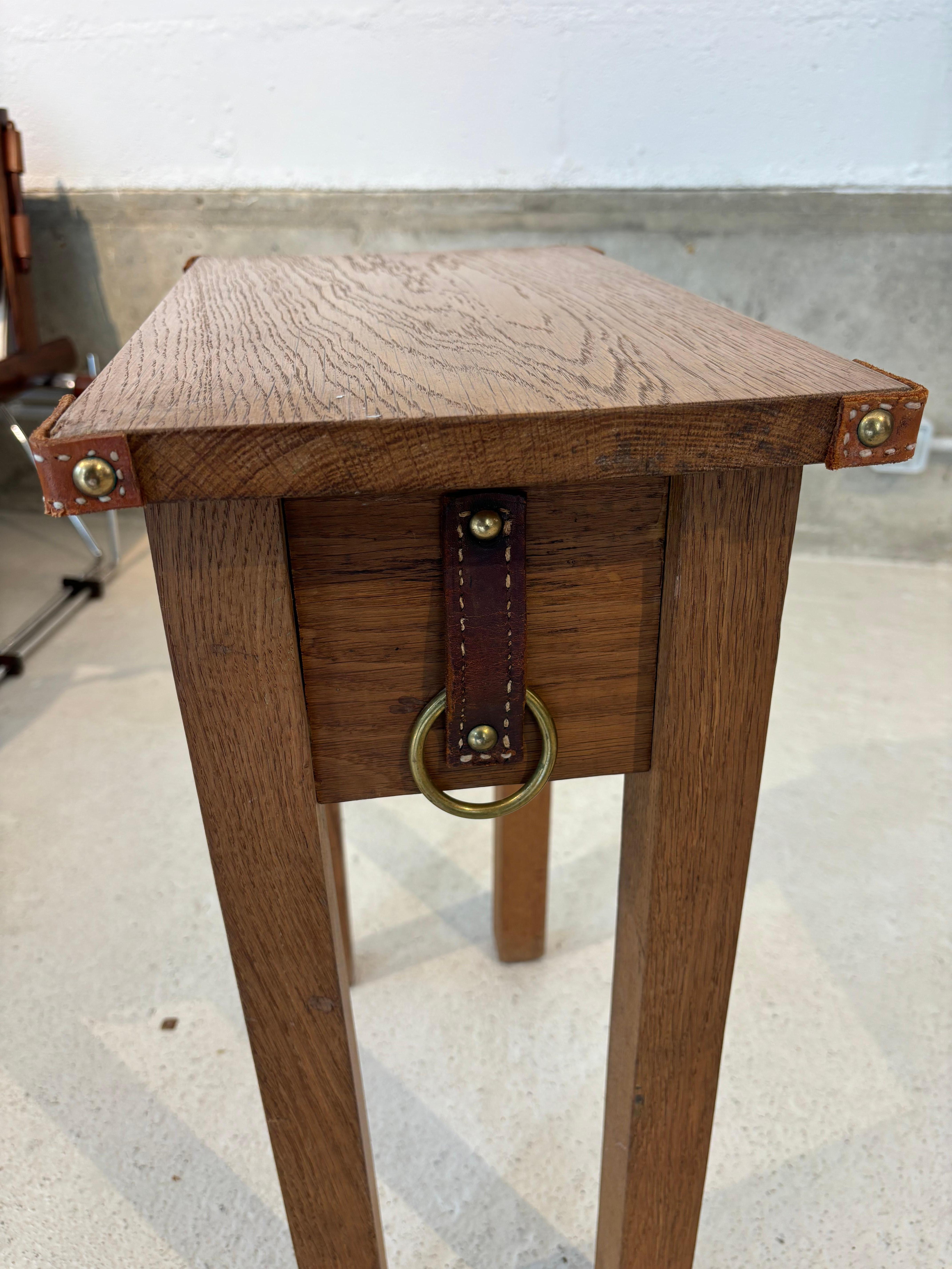 Side table by Jacques Adnet For Sale 6