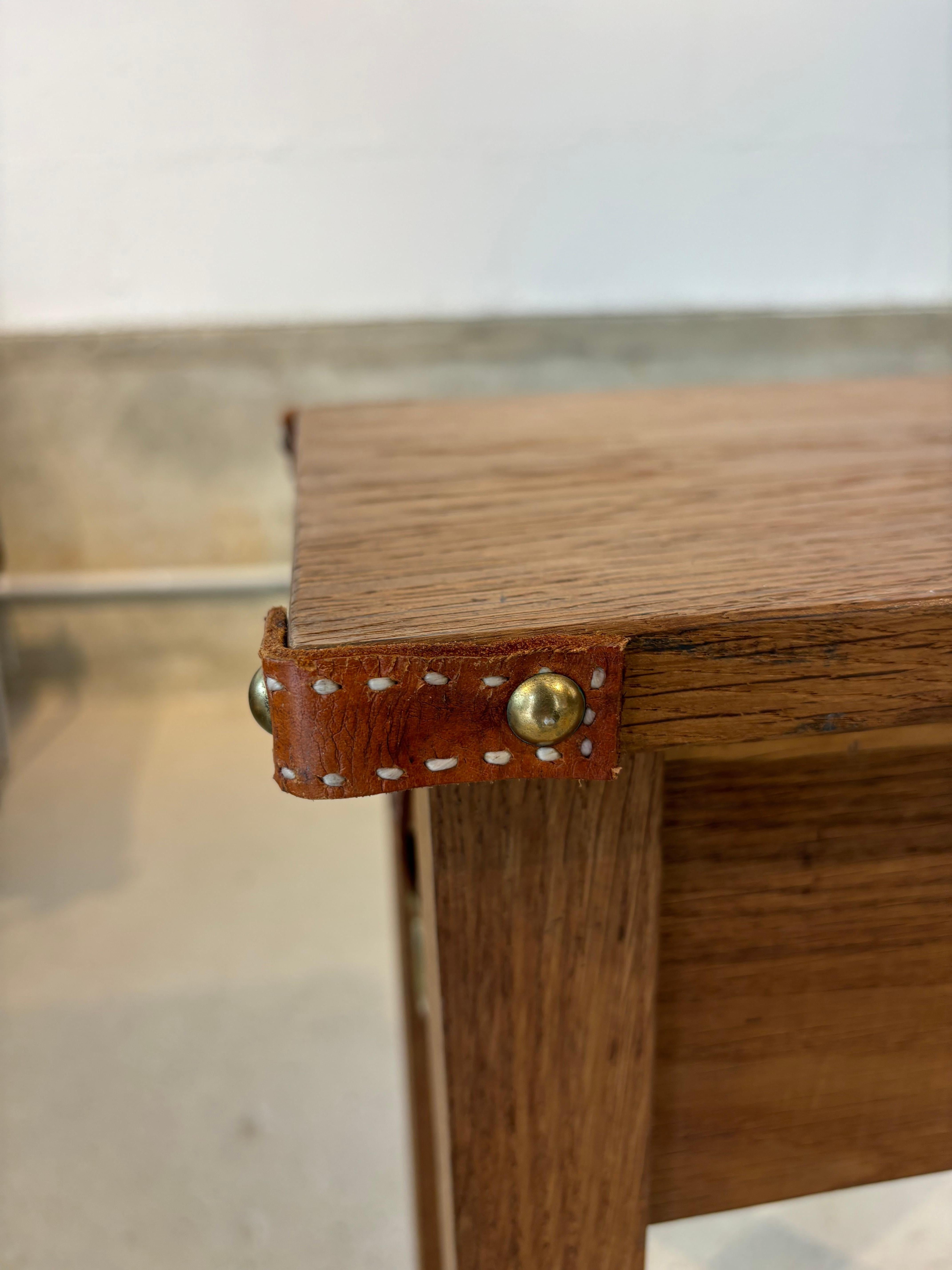 Side table by Jacques Adnet For Sale 7