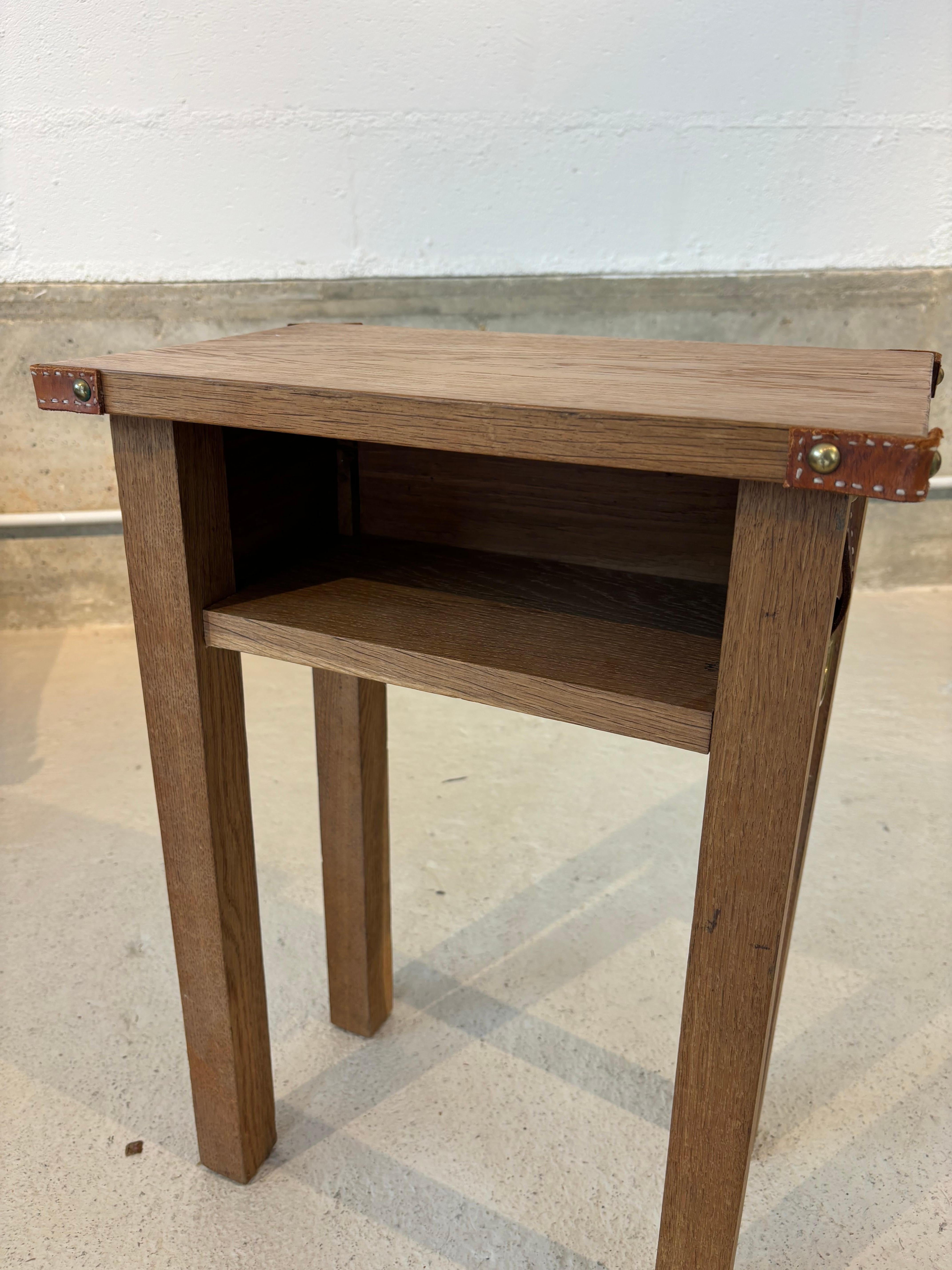 Side table by Jacques Adnet For Sale 11