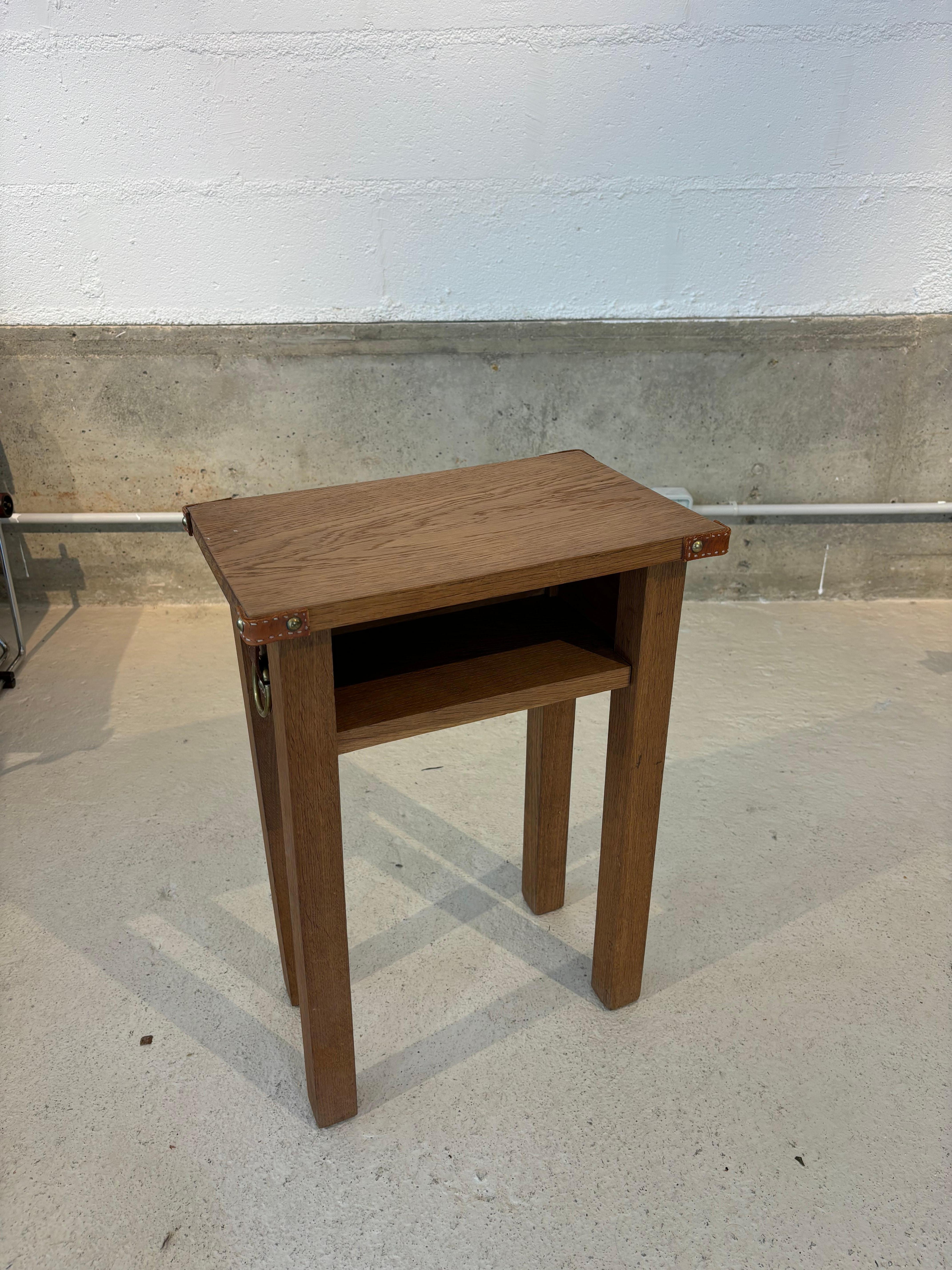 French Side table by Jacques Adnet For Sale