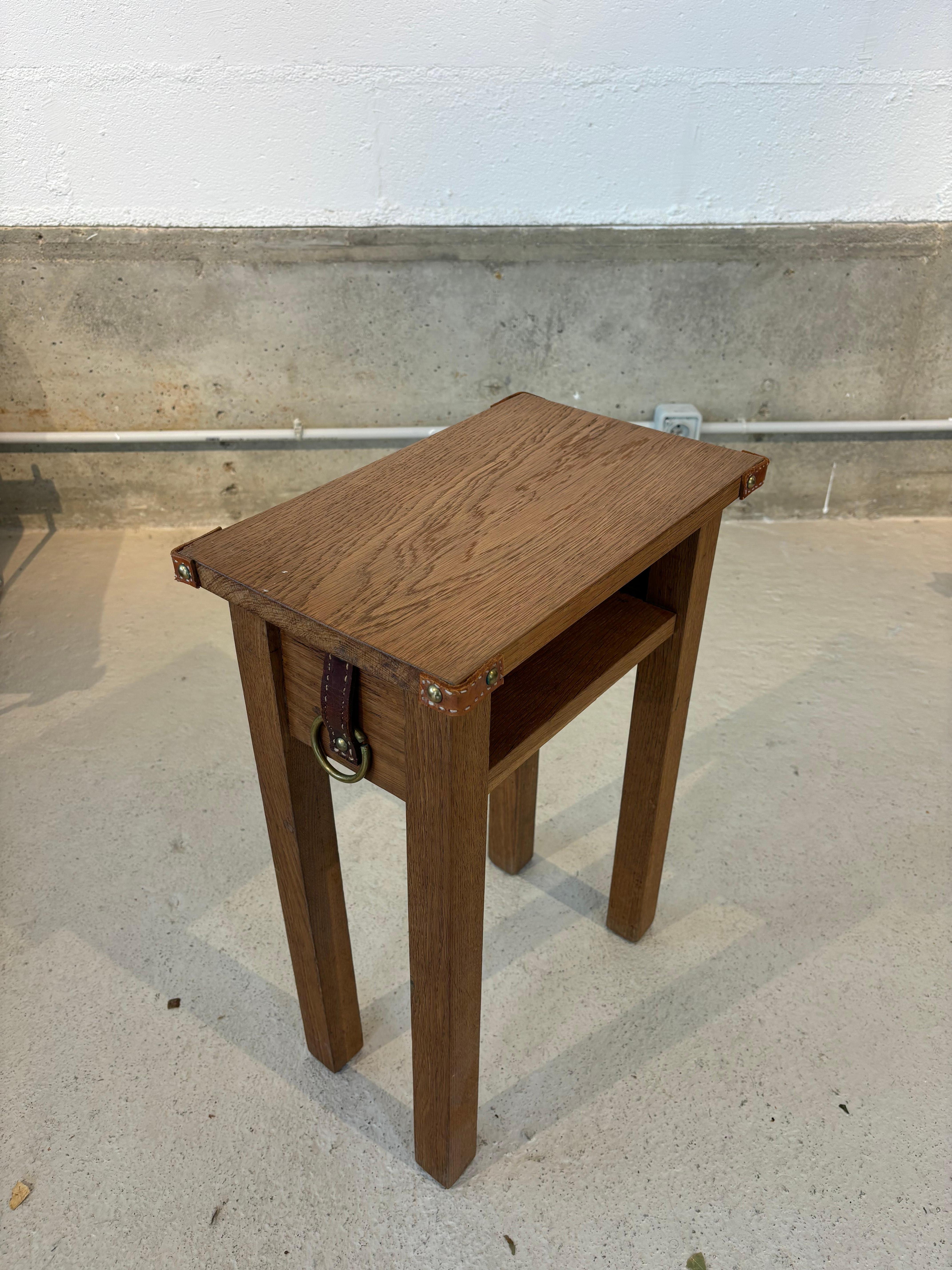 Mid-20th Century Side table by Jacques Adnet For Sale