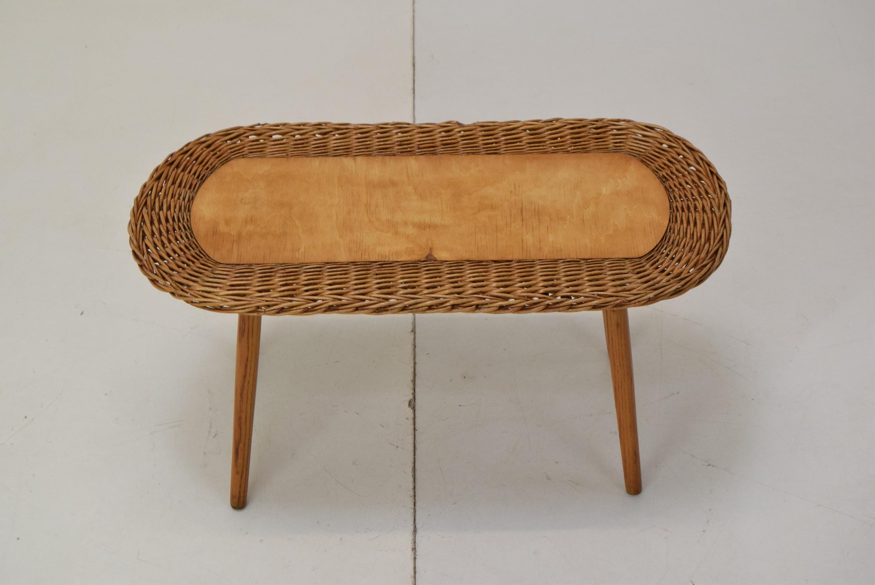 Mid-Century Modern Side Table by Jan kalous for ULUV, 1970's.  For Sale