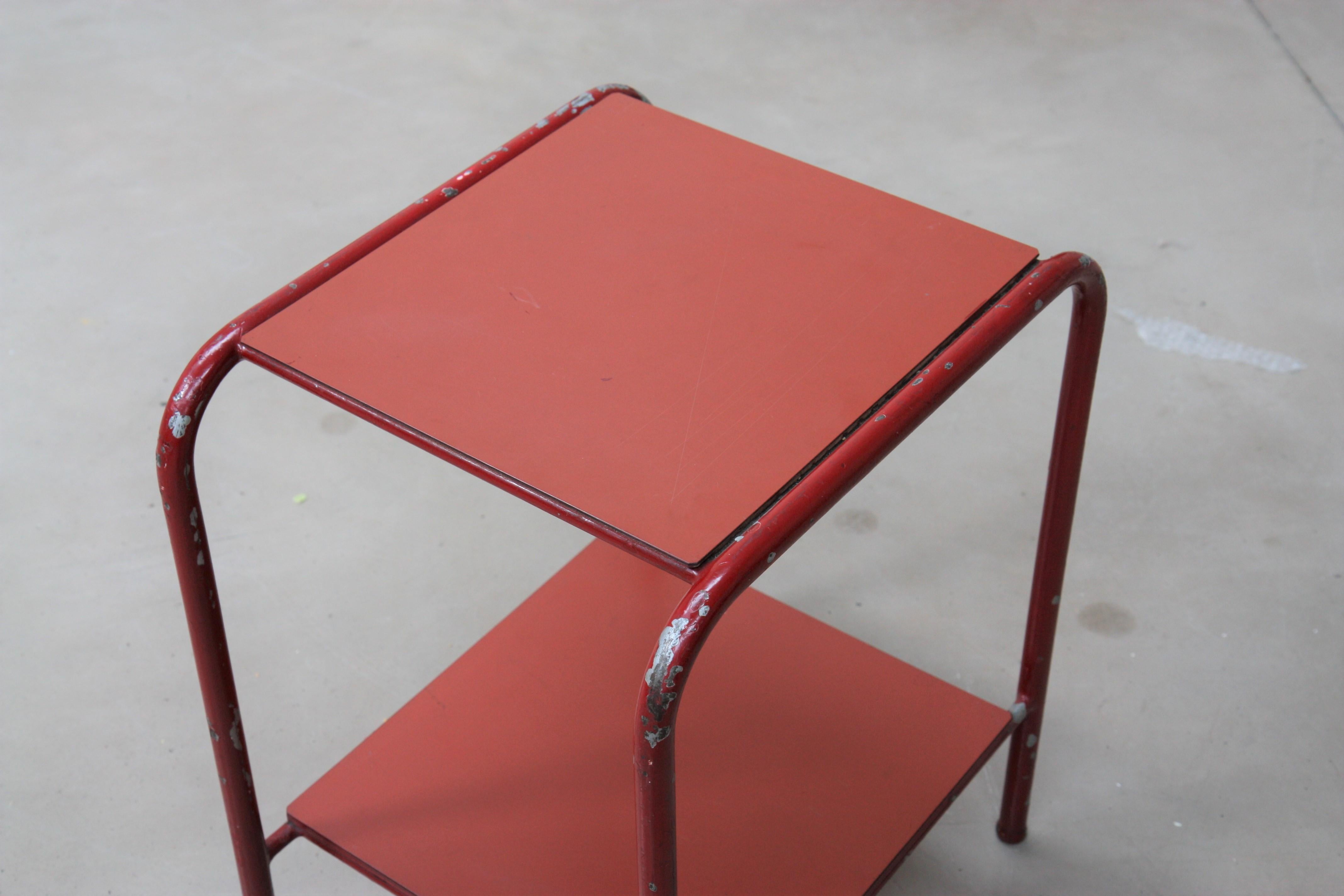Side Table by Jean Prouvé and Jules Leleu In Good Condition In Altwies, LU