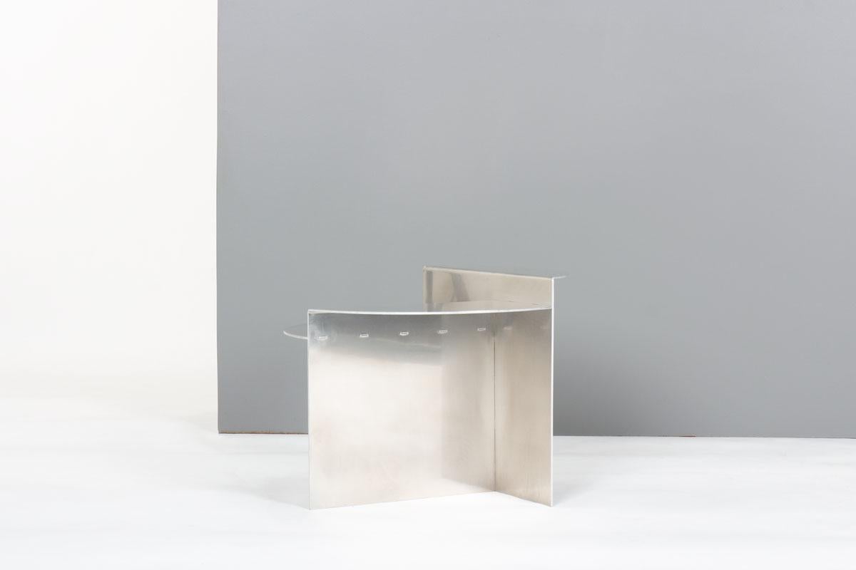 Side table by Danish designer Jonas Trampedach around 2014 for Frama
Rivet model
Handmade with raw aluminium
Iconic creation