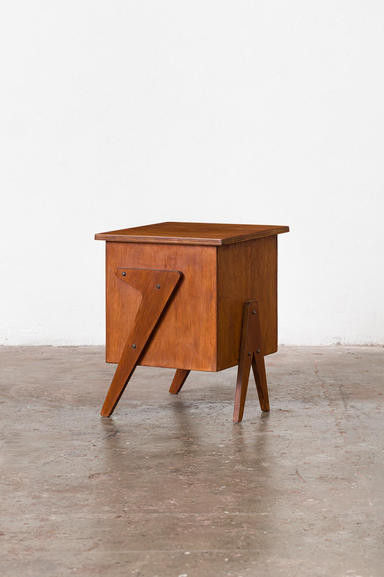 Brazilian Side Table by Jose Zanine Caldas For Sale