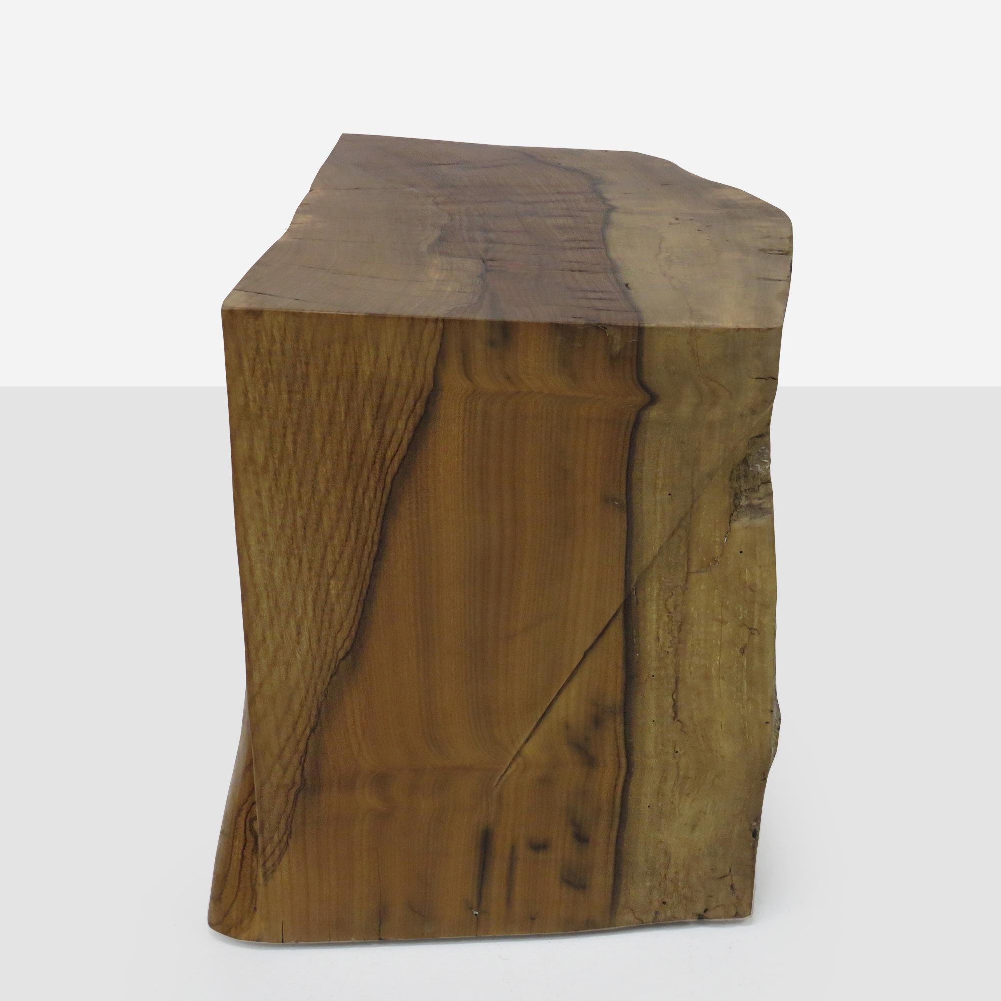 Wood Side Table by Josh Duthie For Sale