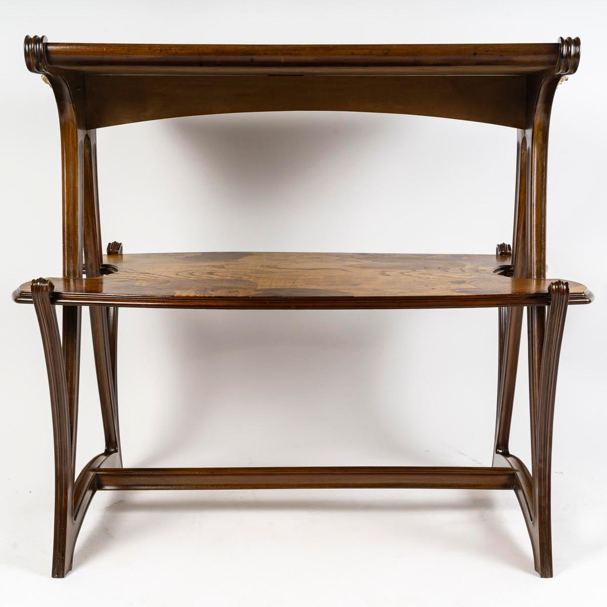 Table d'appoint Louis Majorelle, Nancy, période Art nouveau, vers 1900. en vente 4