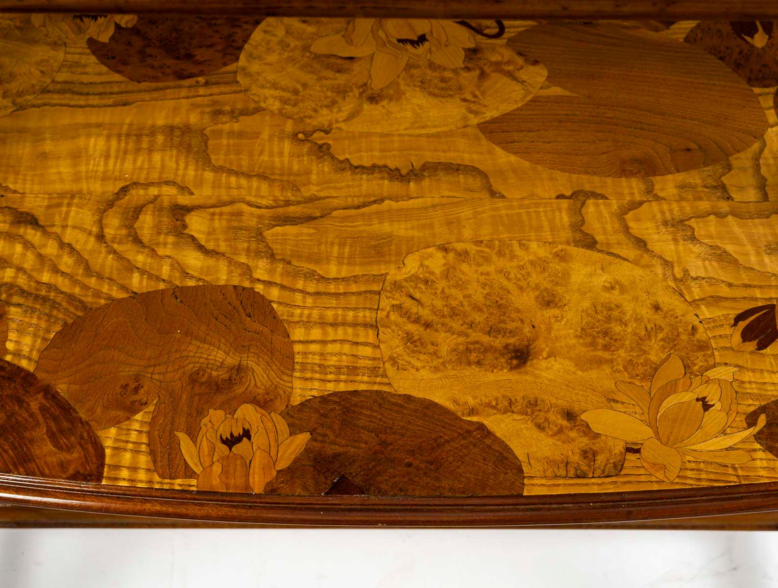 Table d'appoint Louis Majorelle, Nancy, période Art nouveau, vers 1900. en vente 5