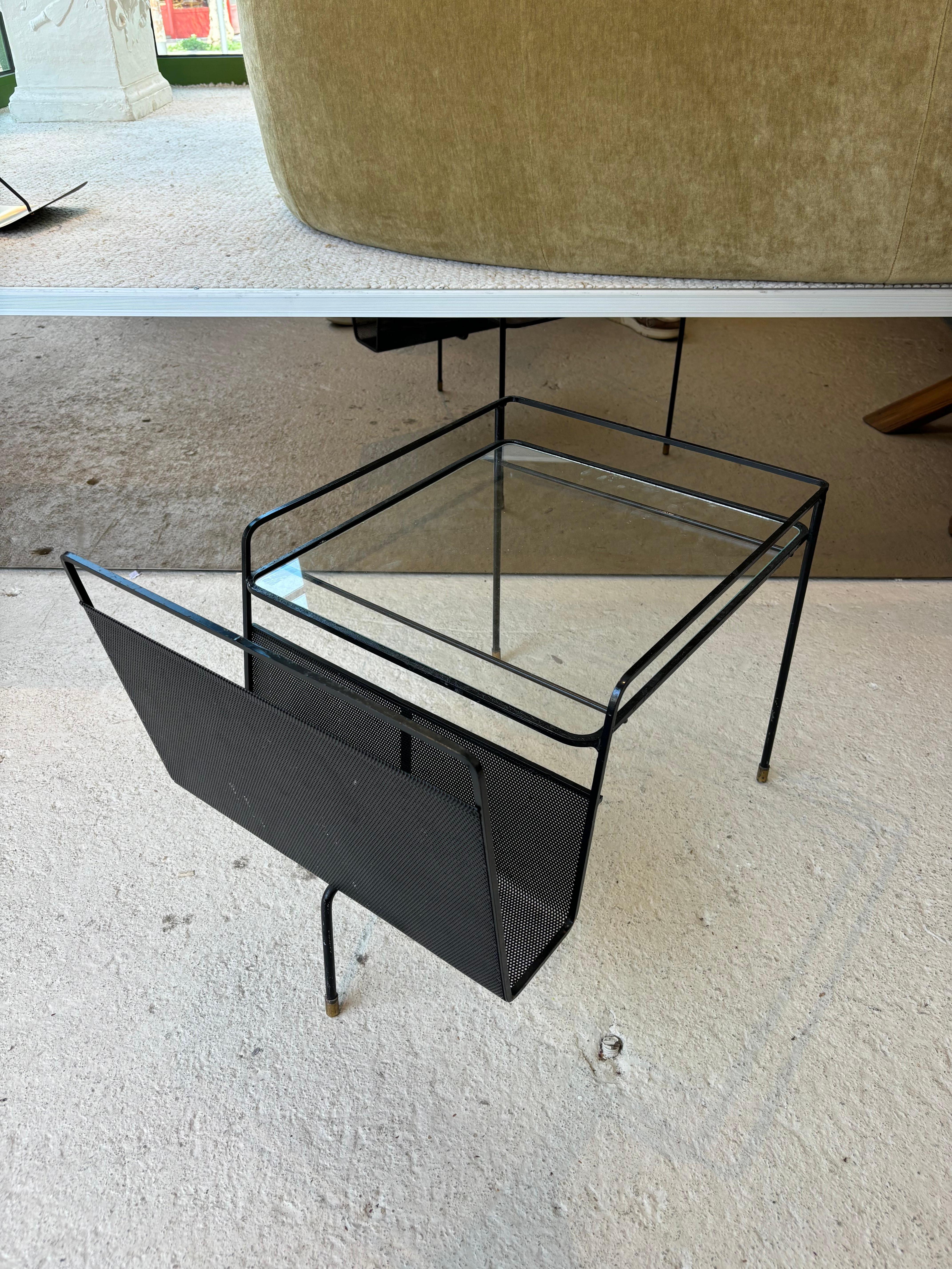 Side table by Mathieu Matégot For Sale 3
