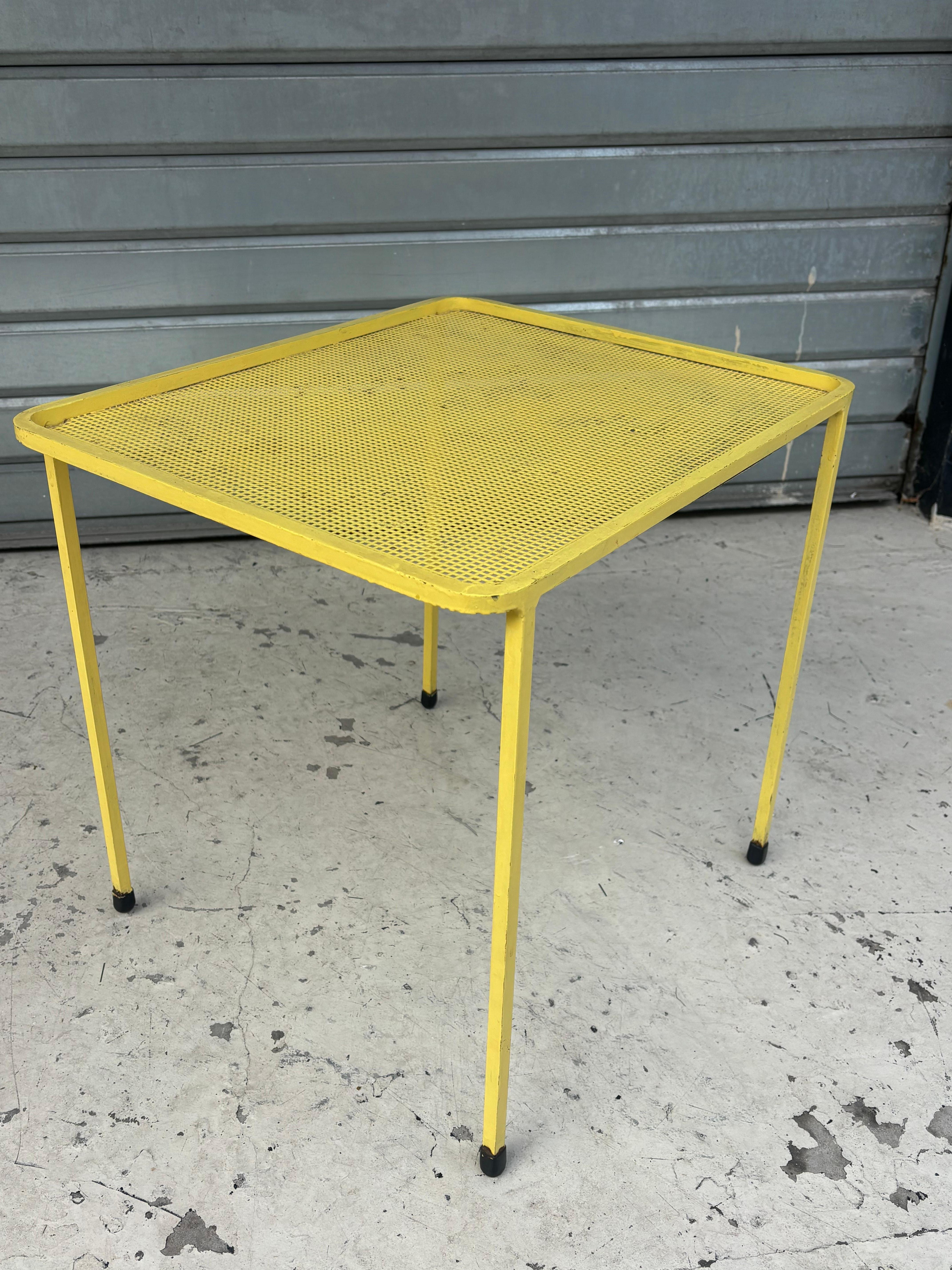 Side table by Mathieu Matégot For Sale 3