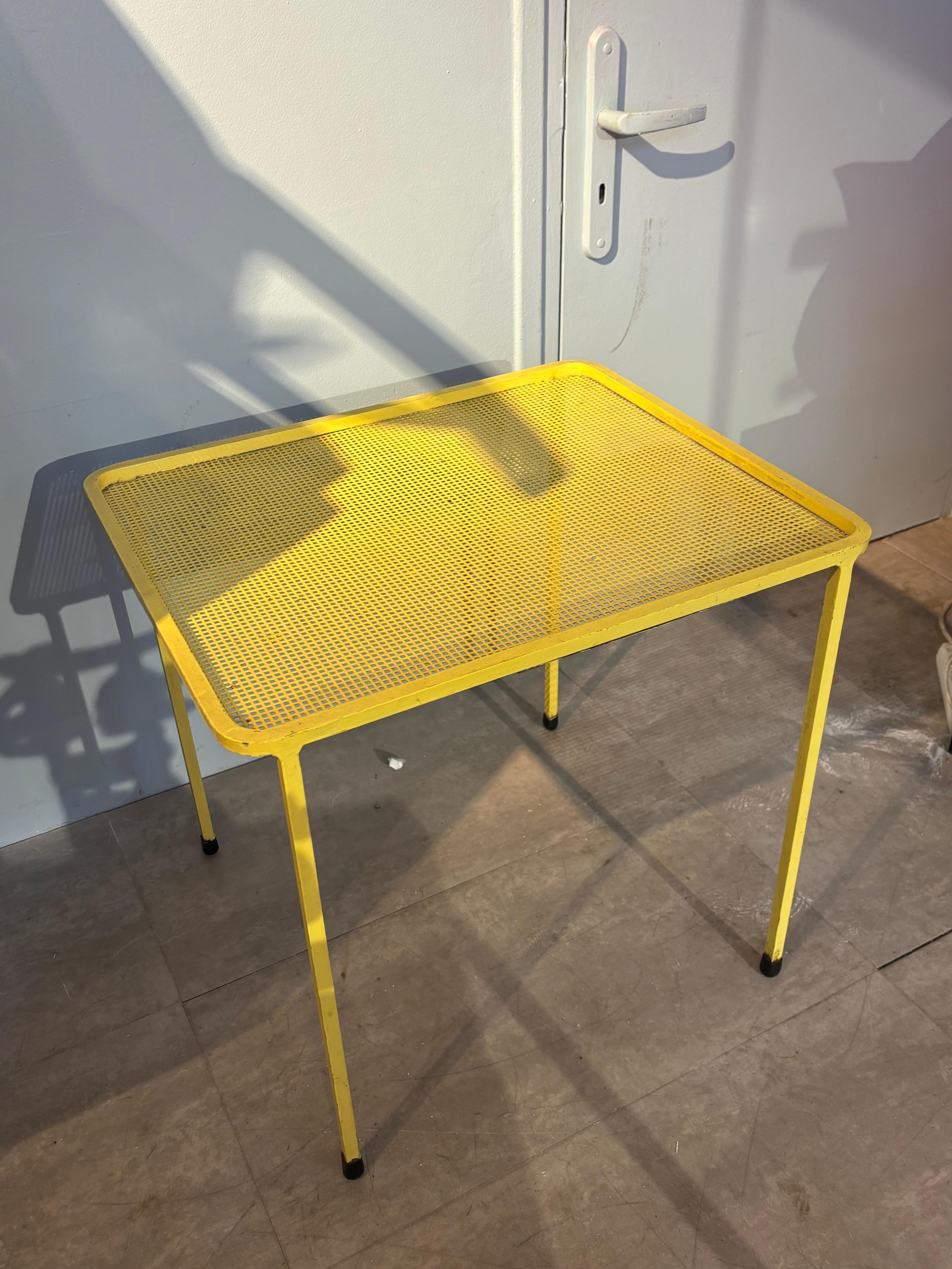 Side table by Mathieu Matégot For Sale 7