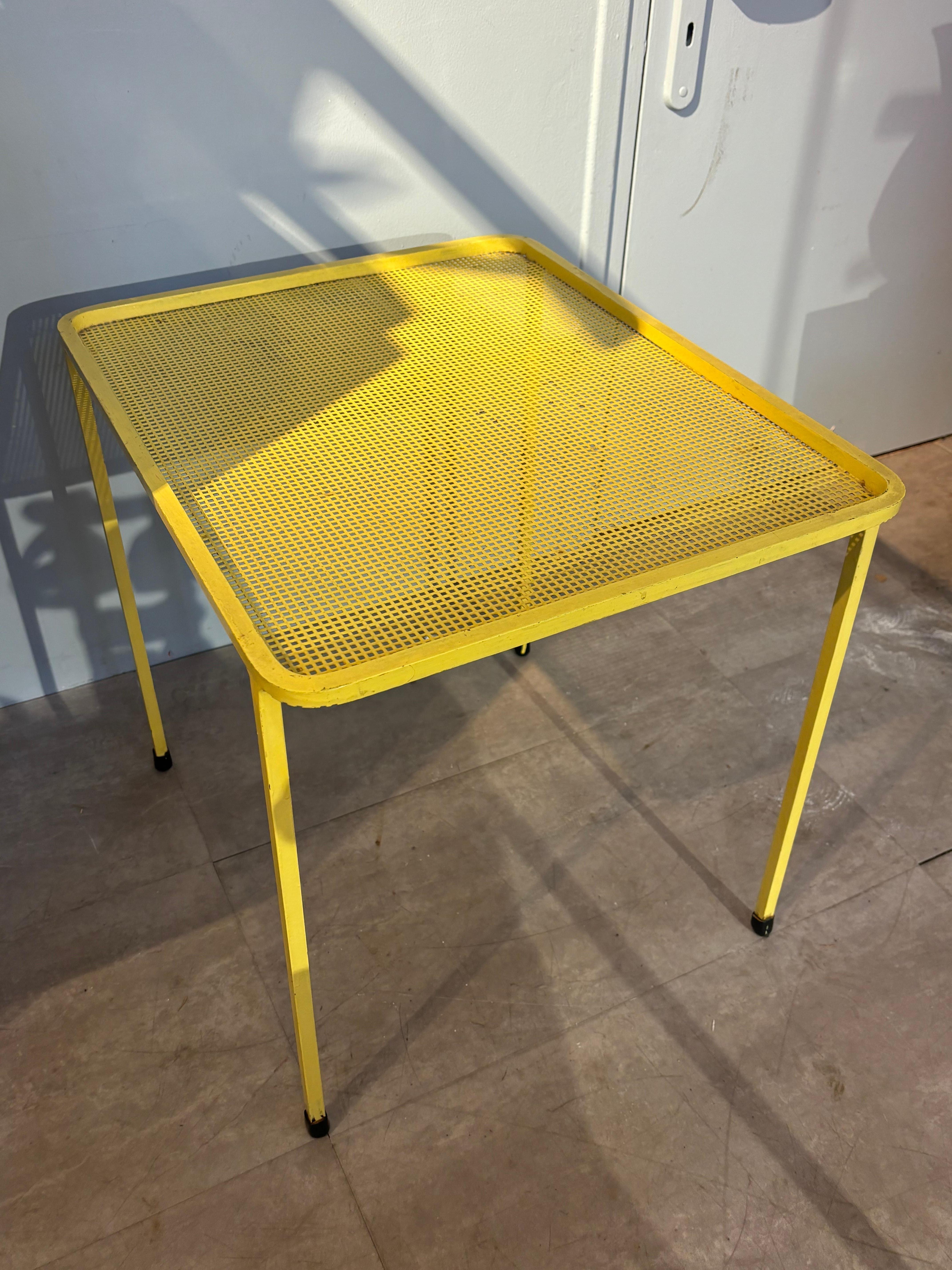 Side table by Mathieu Matégot For Sale 10