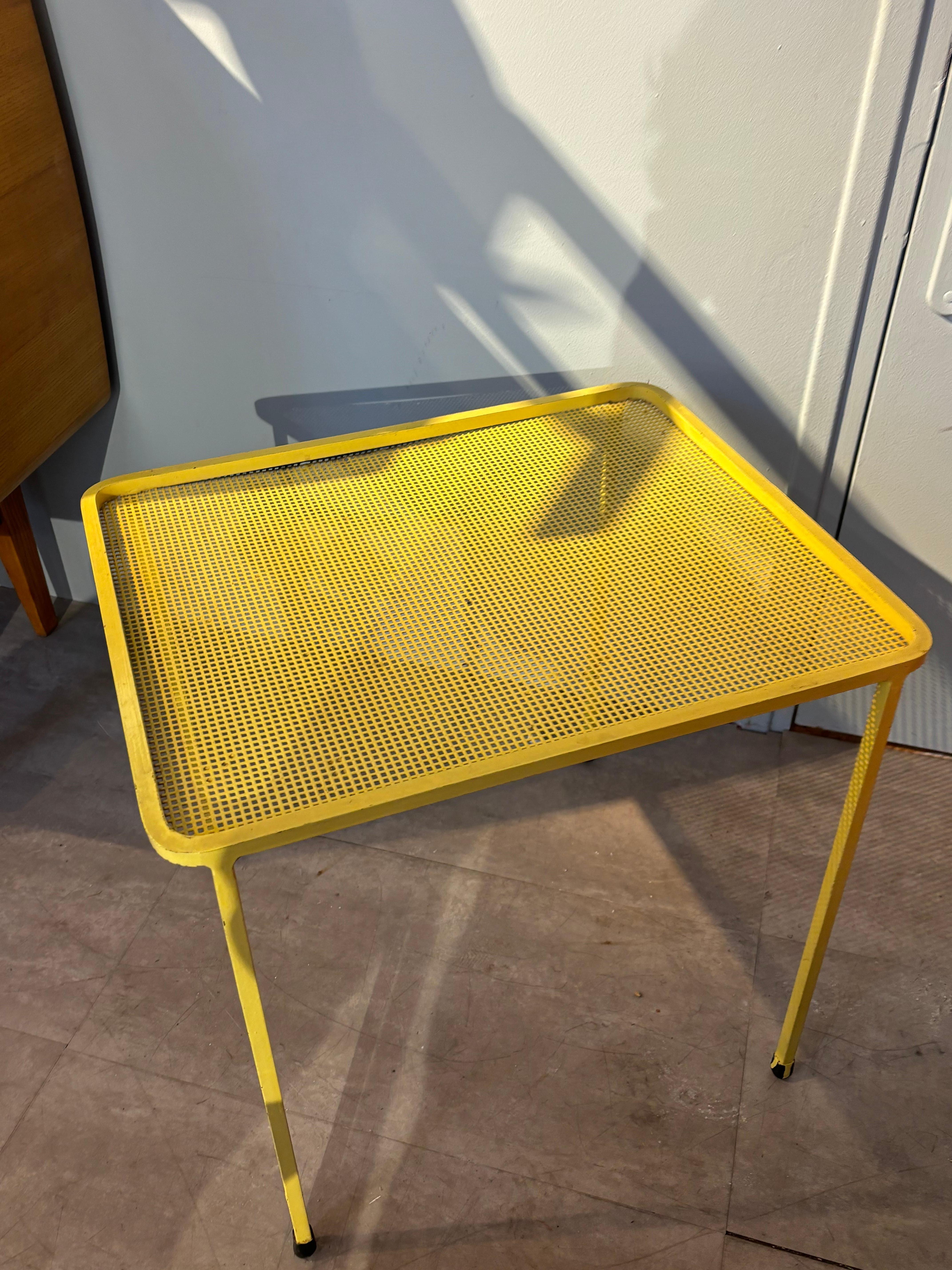 Side table by Mathieu Matégot For Sale 11