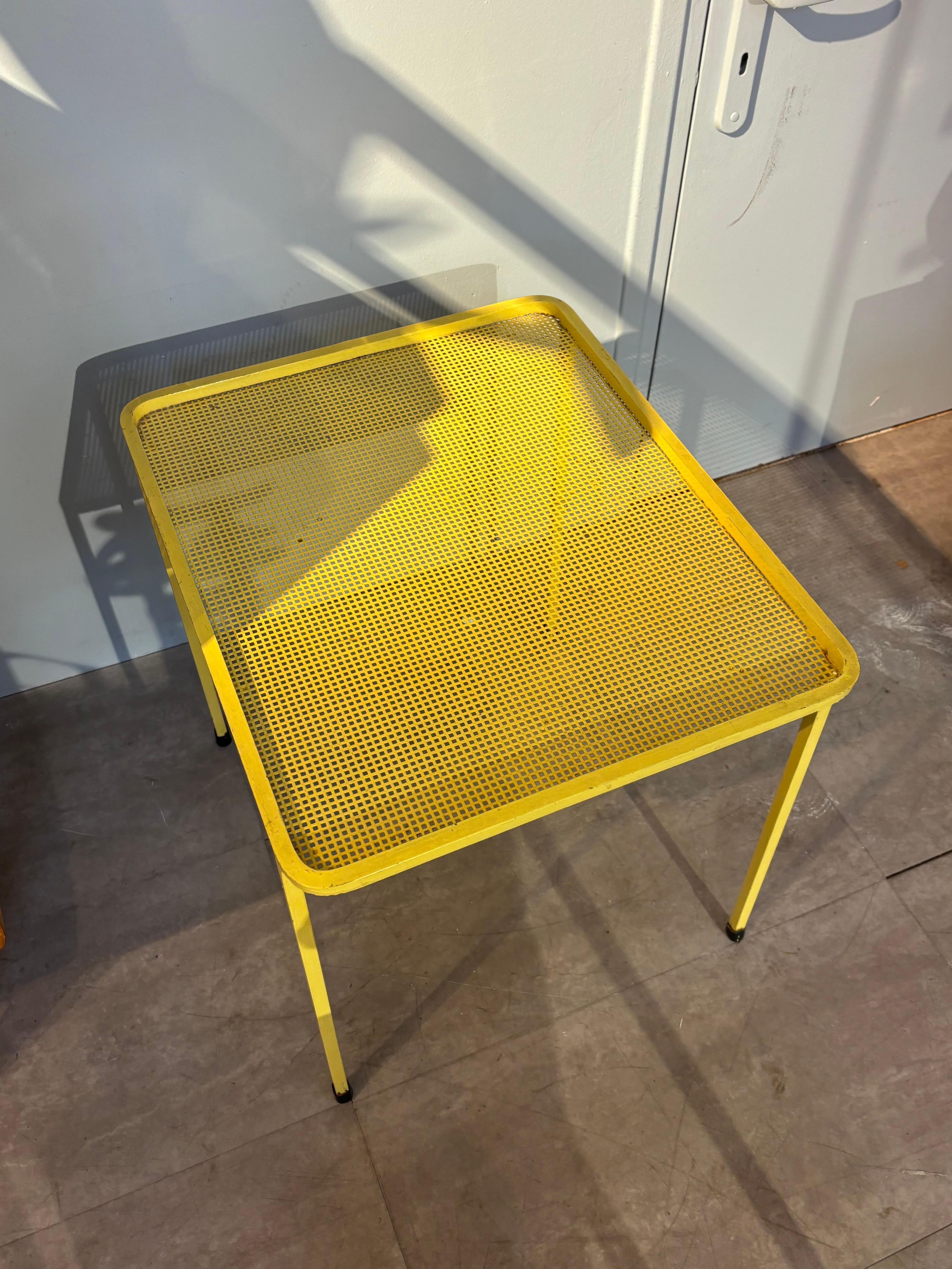 Side table by Mathieu Matégot For Sale 12