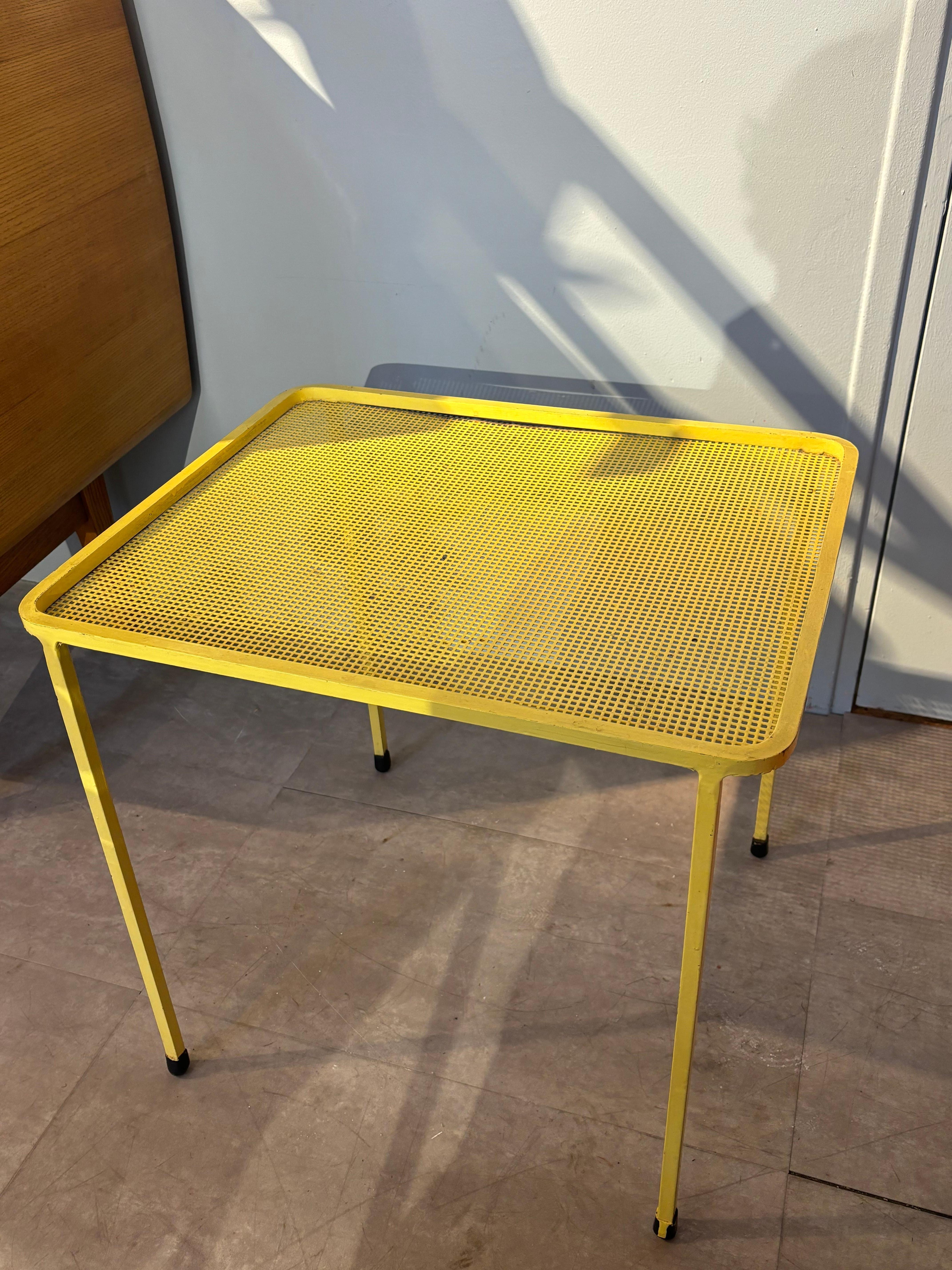 Side table by Mathieu Matégot For Sale 13