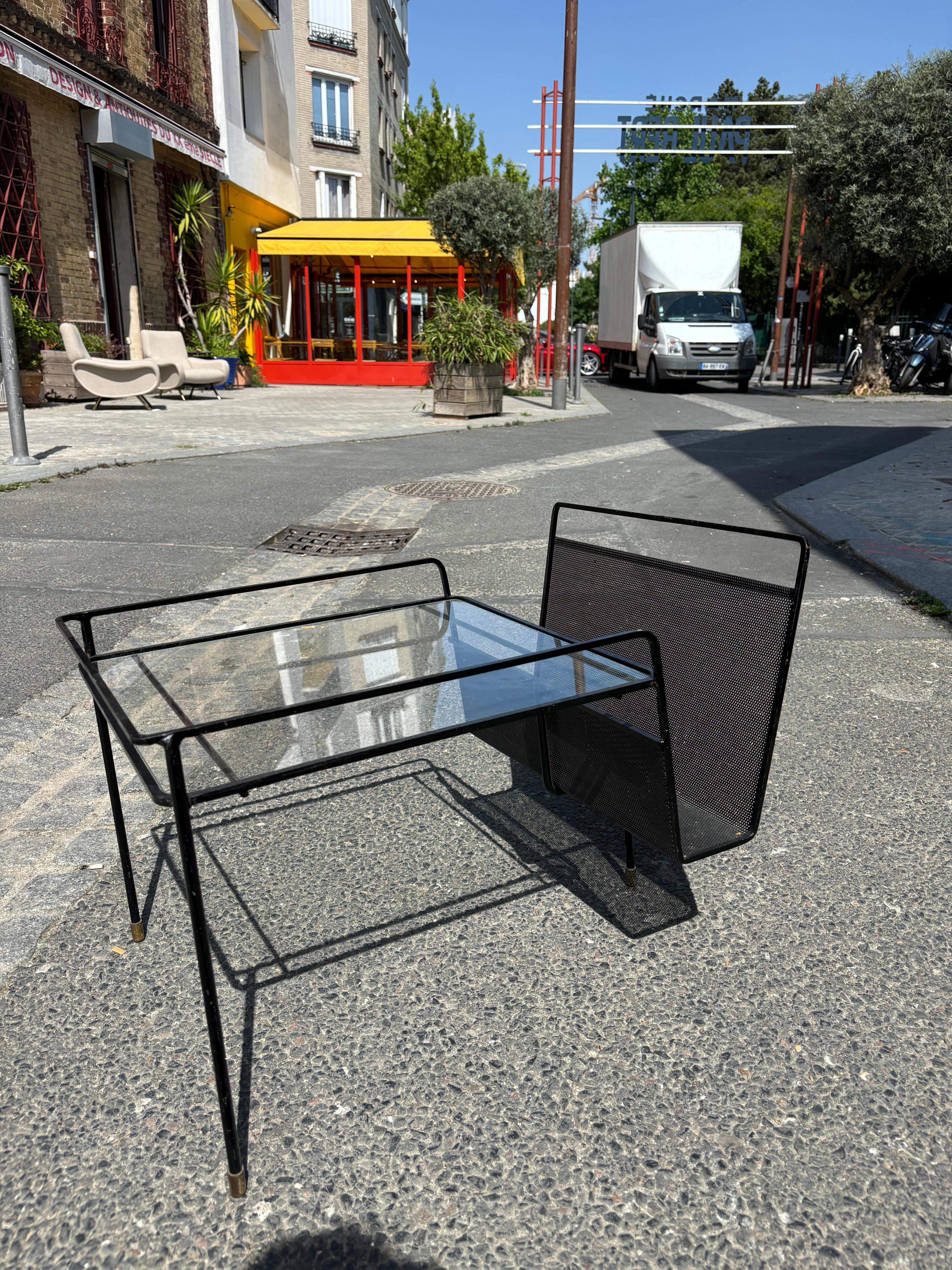 Mid-20th Century Side table by Mathieu Matégot For Sale