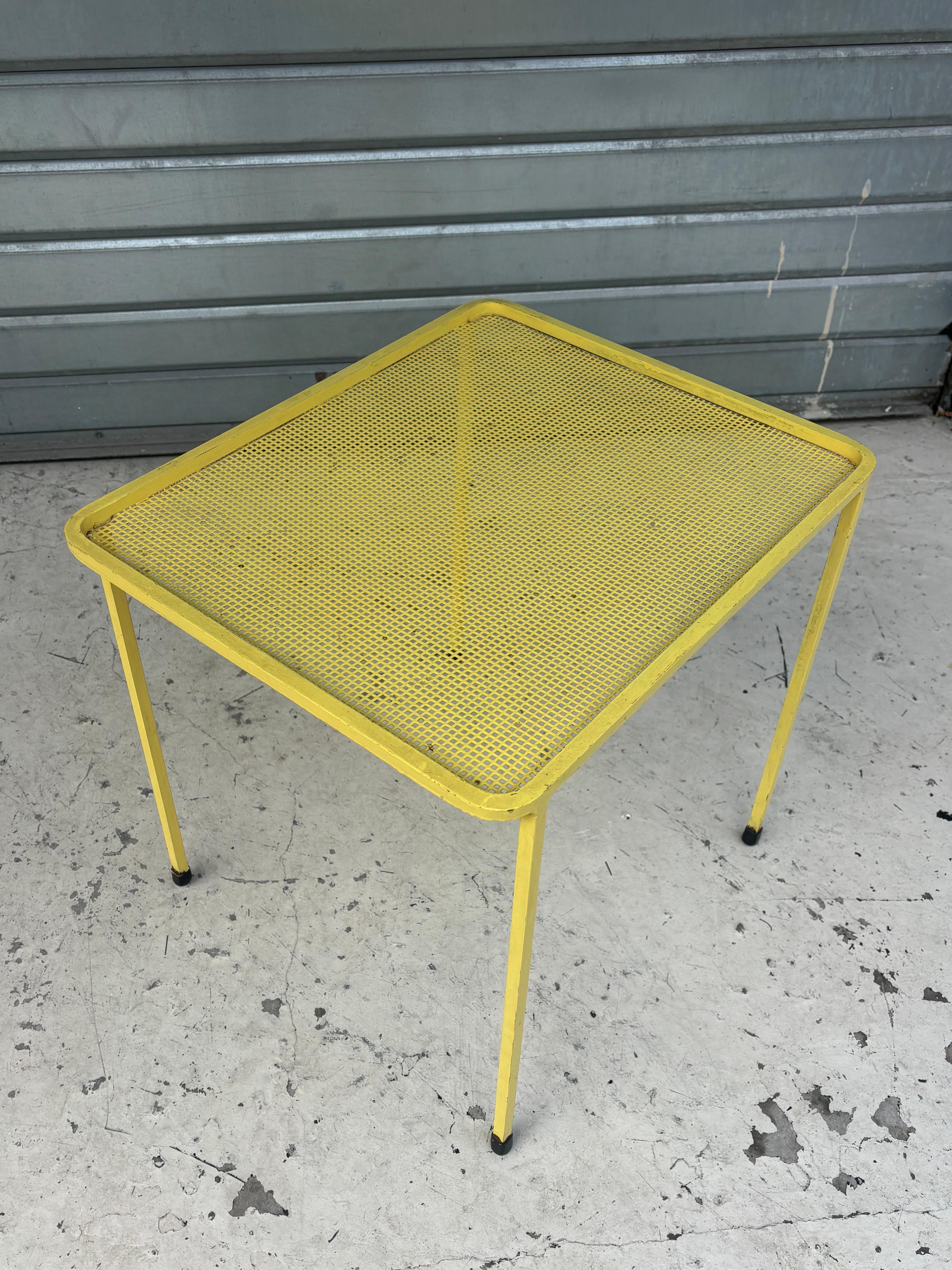 Side table by Mathieu Matégot For Sale 1