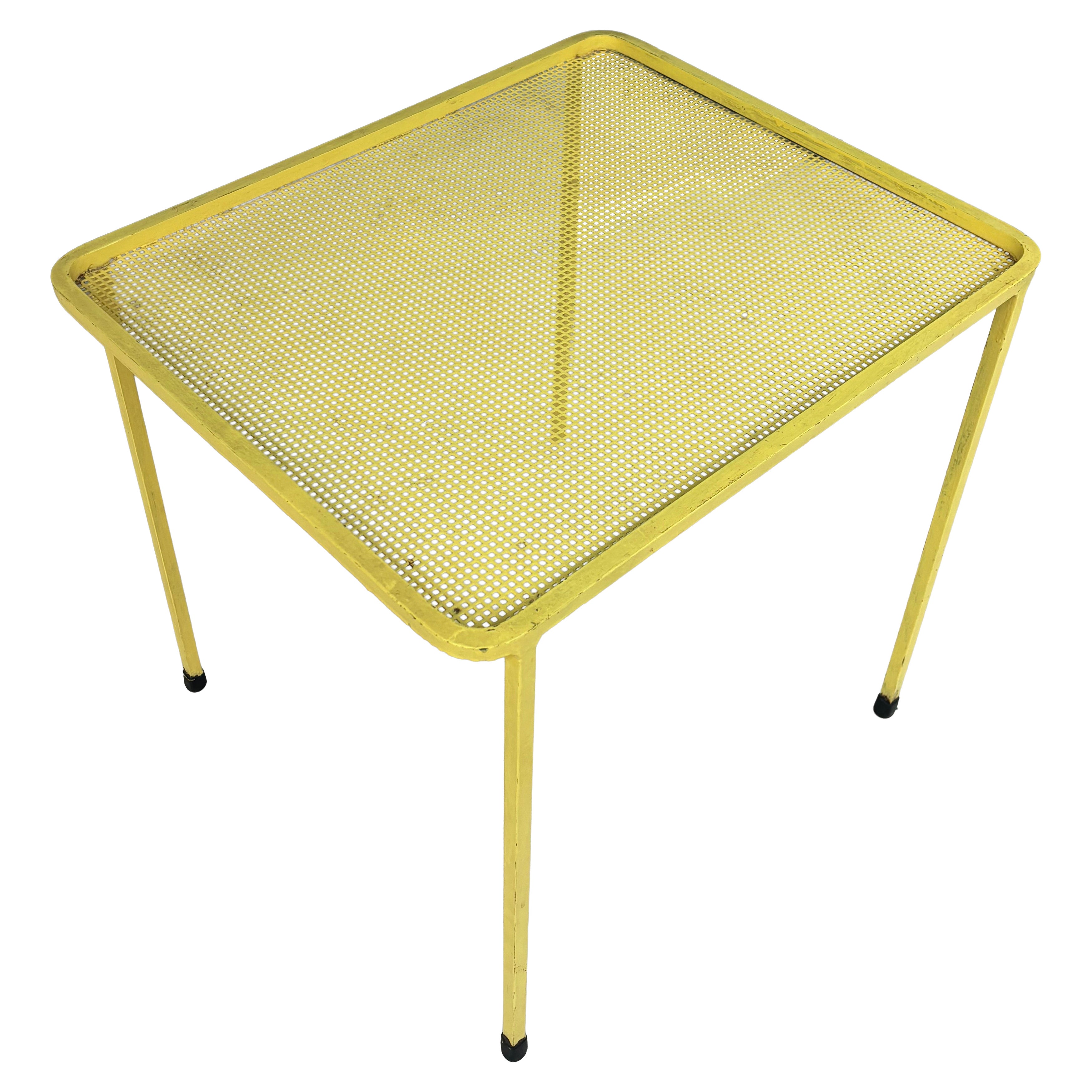 Side table by Mathieu Matégot For Sale