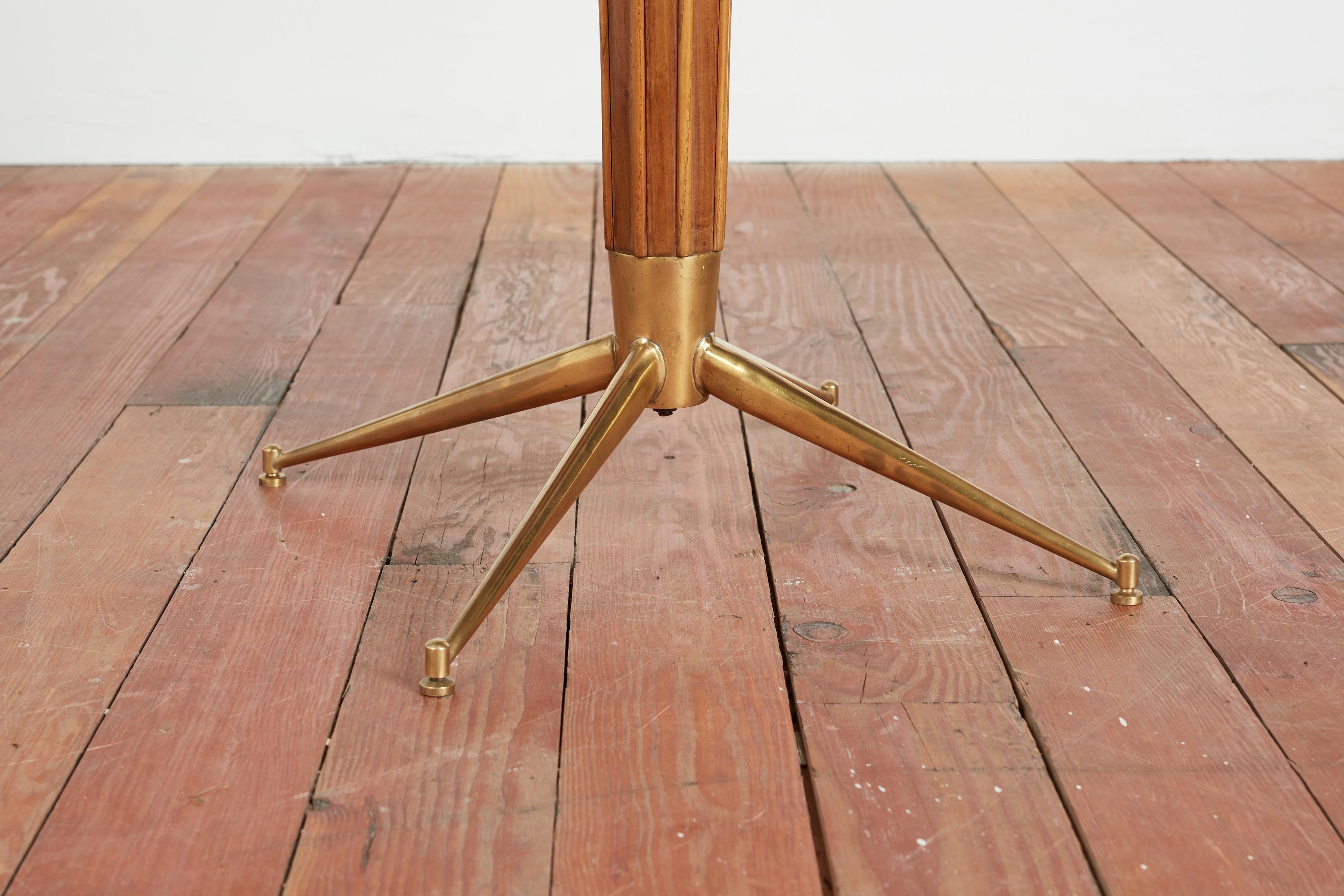 Brass Side Table by Melchiorre Bega  For Sale
