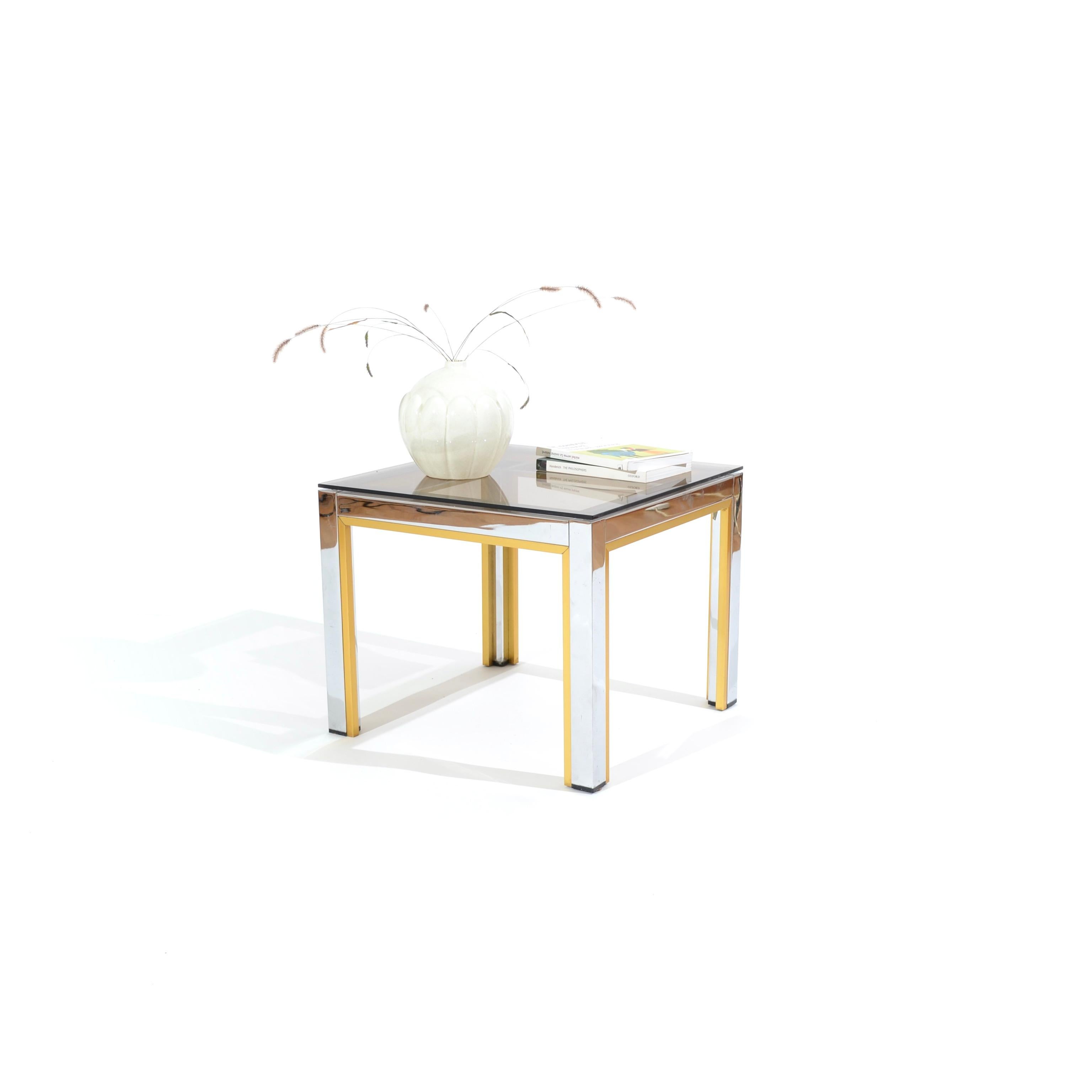 Mid-Century Modern Side table by Renato Zevi 1970's