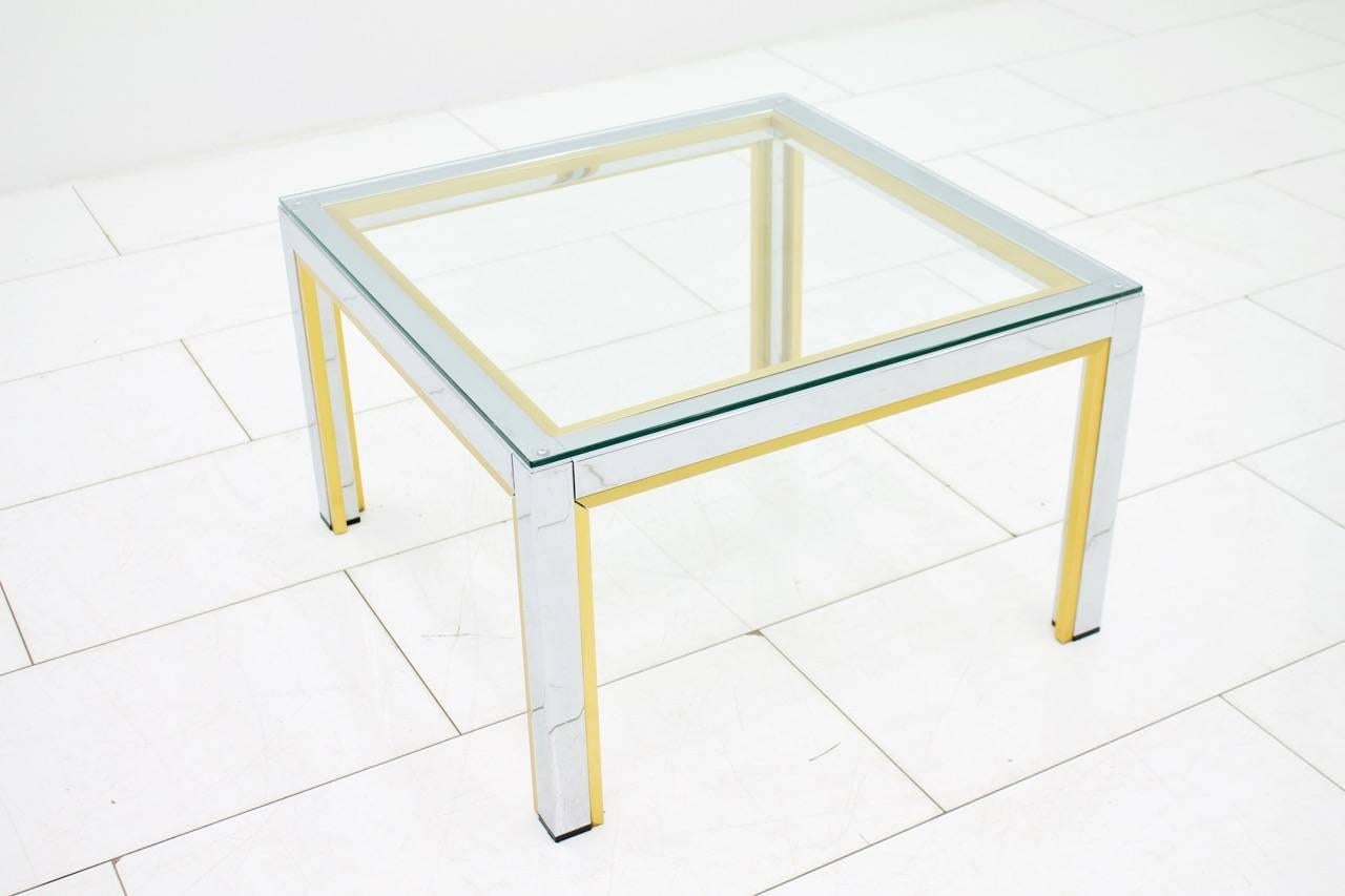 European Side Table by Renato Zevi for Romeo Rega, 1970s For Sale