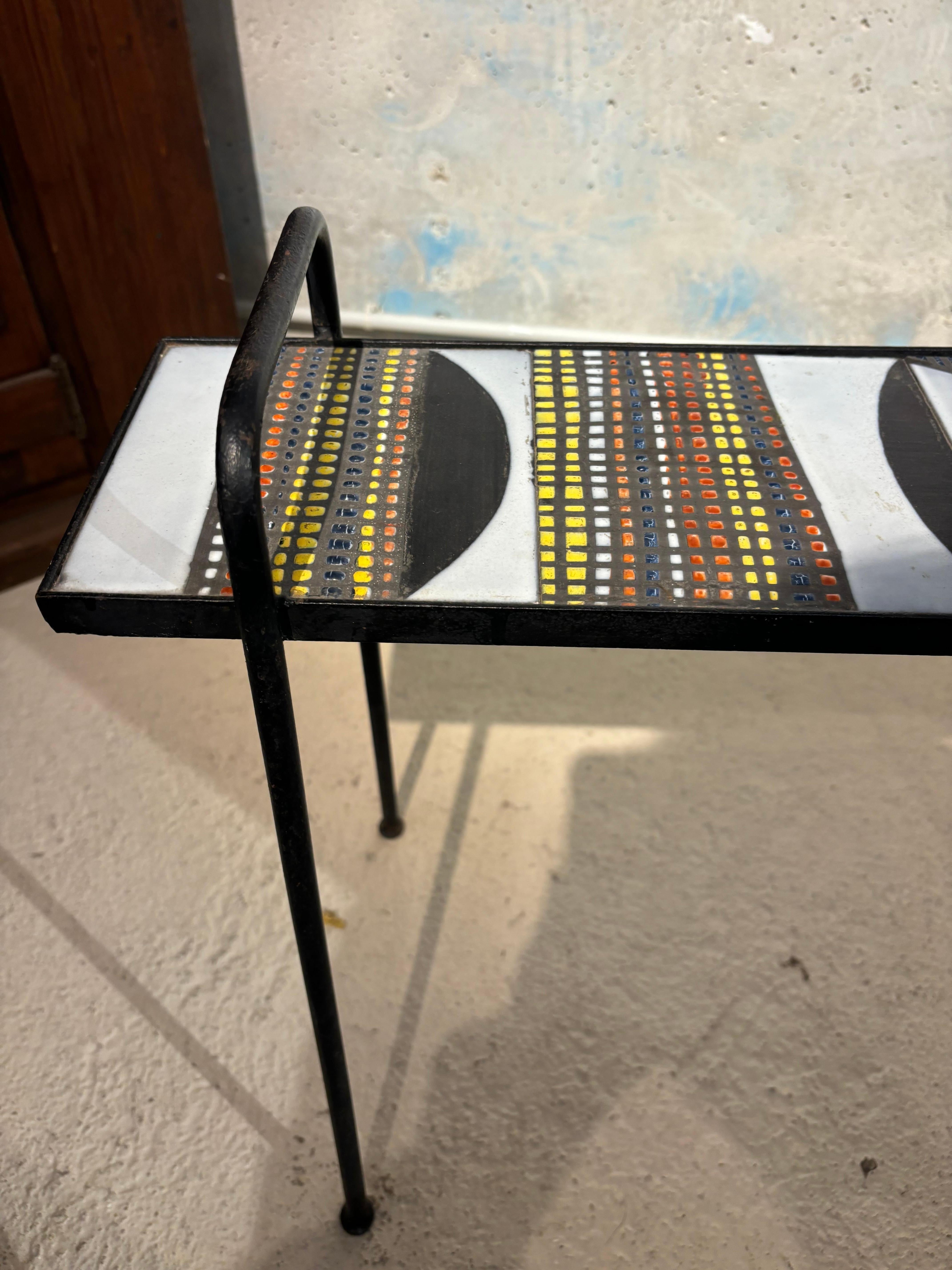 Side table by Roger Capron en vente 3