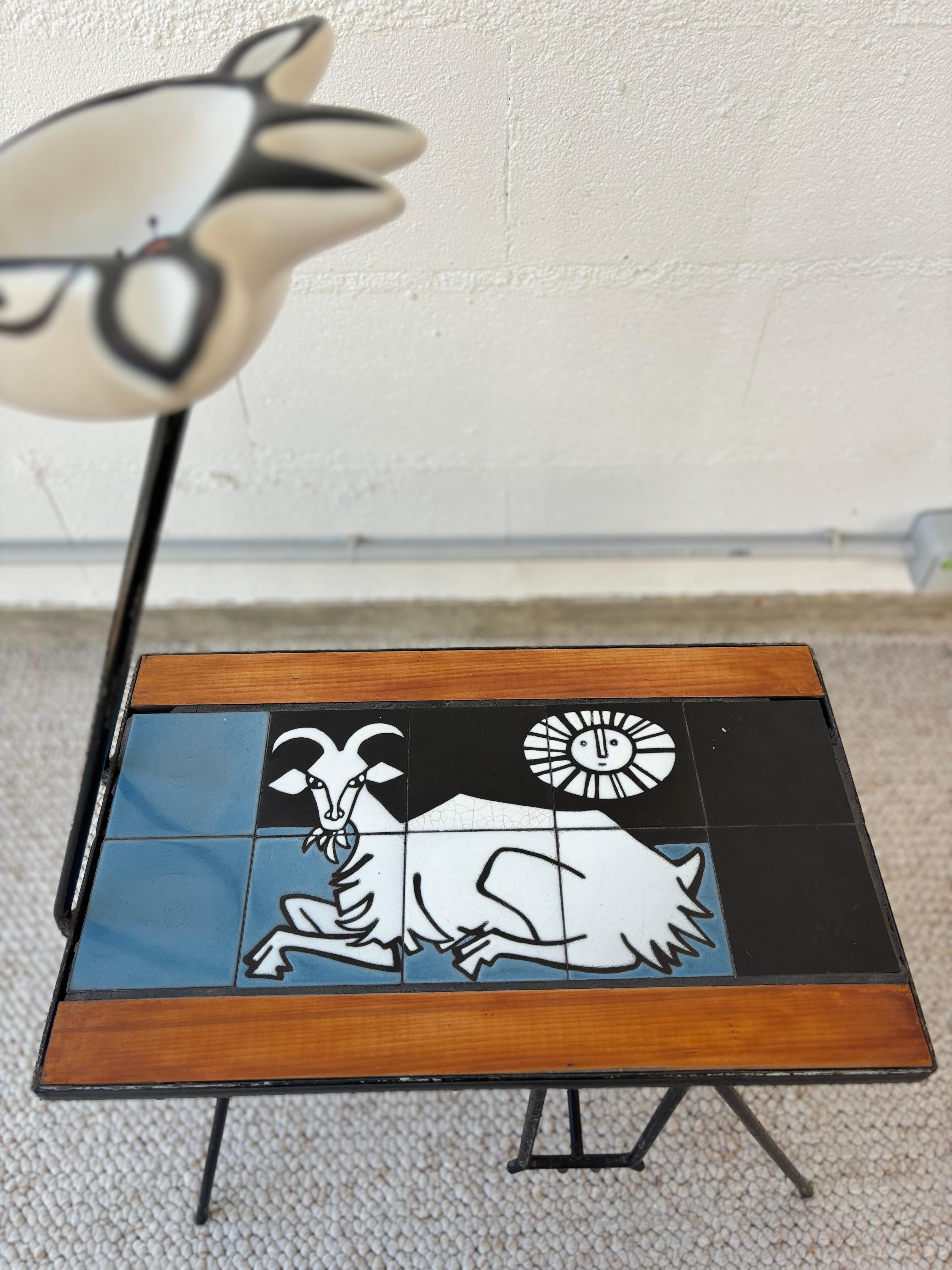 Side table by Roger Capron For Sale 4
