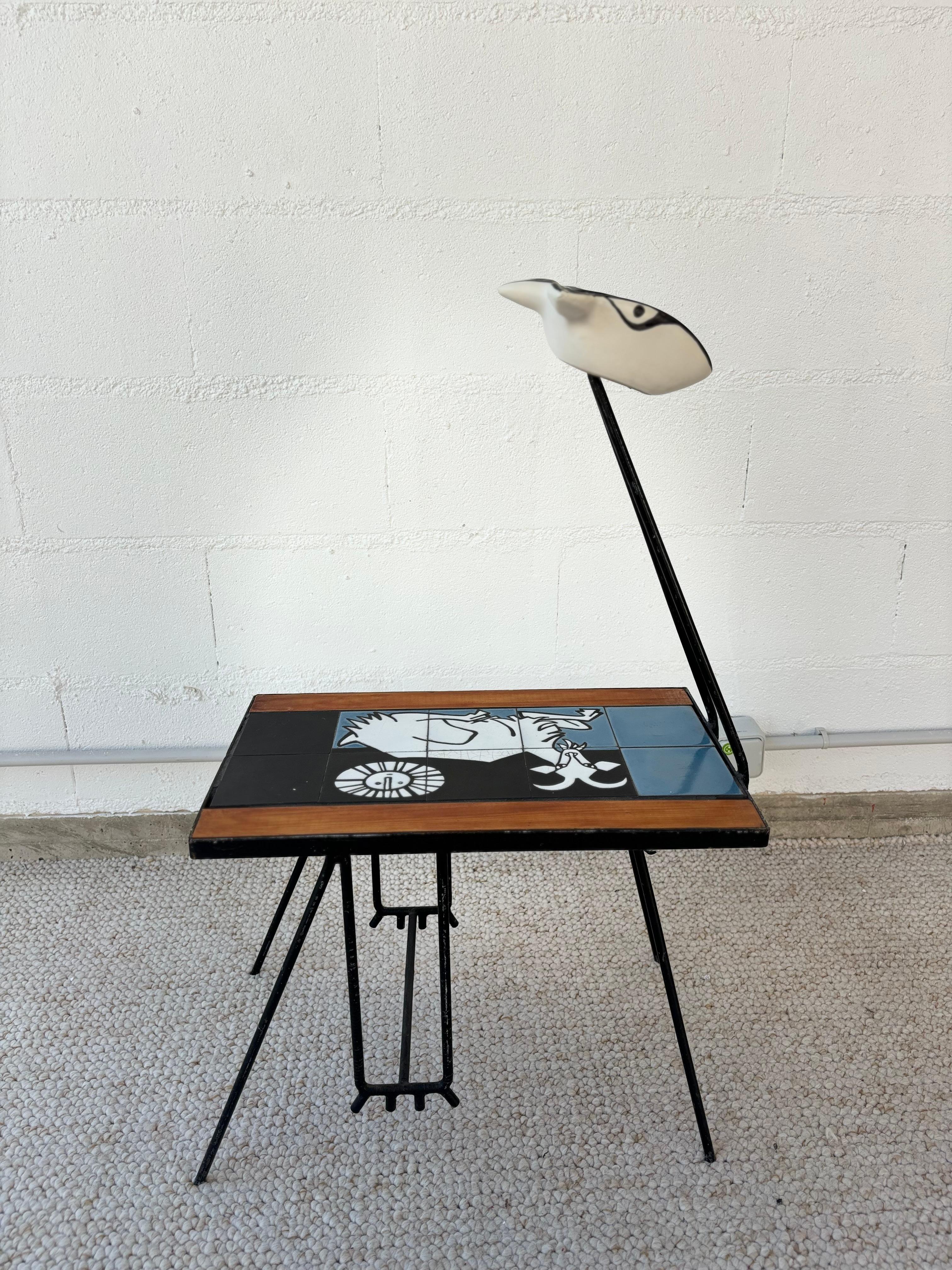 Ceramic Side table by Roger Capron For Sale