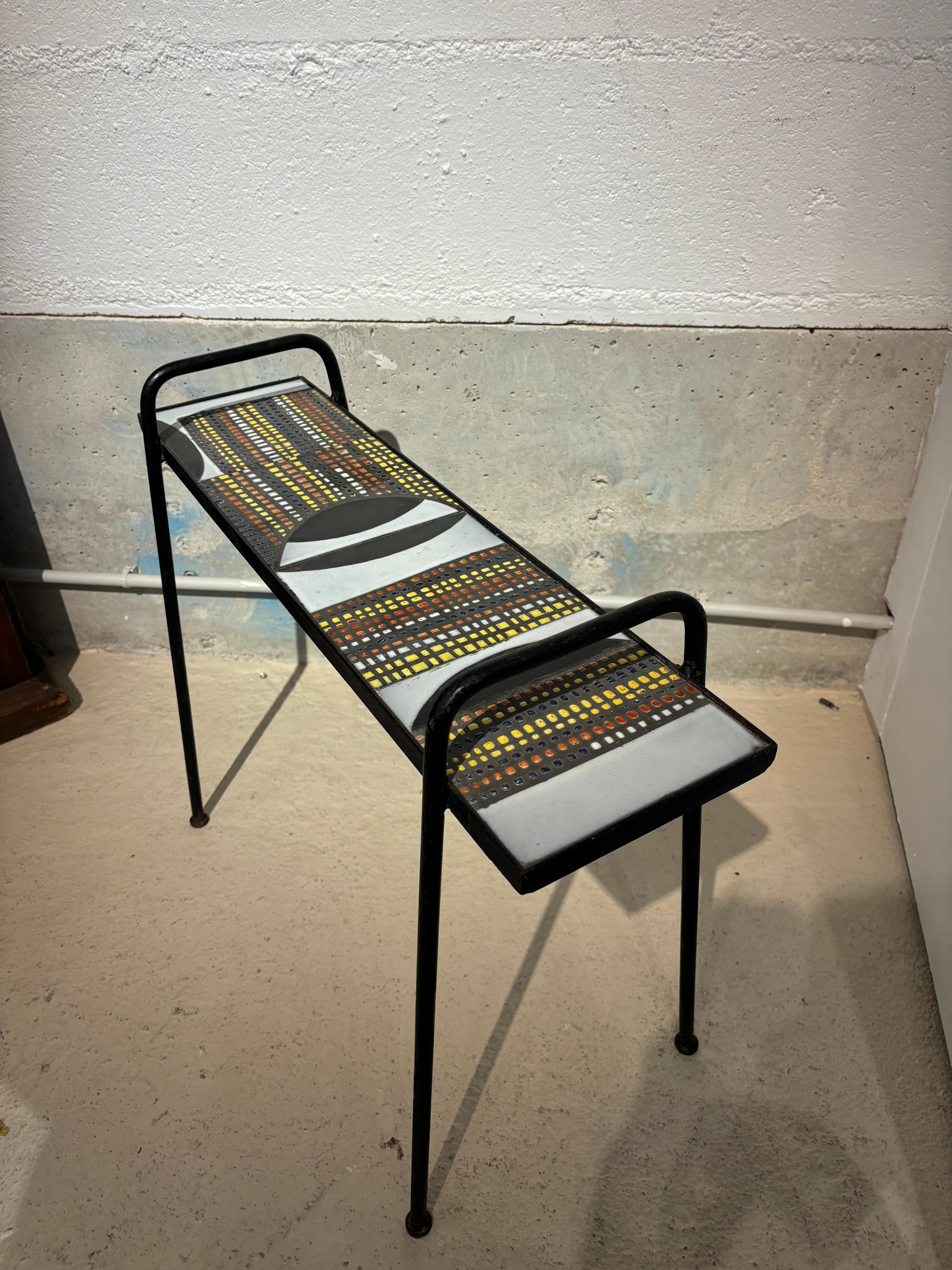 Céramique Side table by Roger Capron en vente