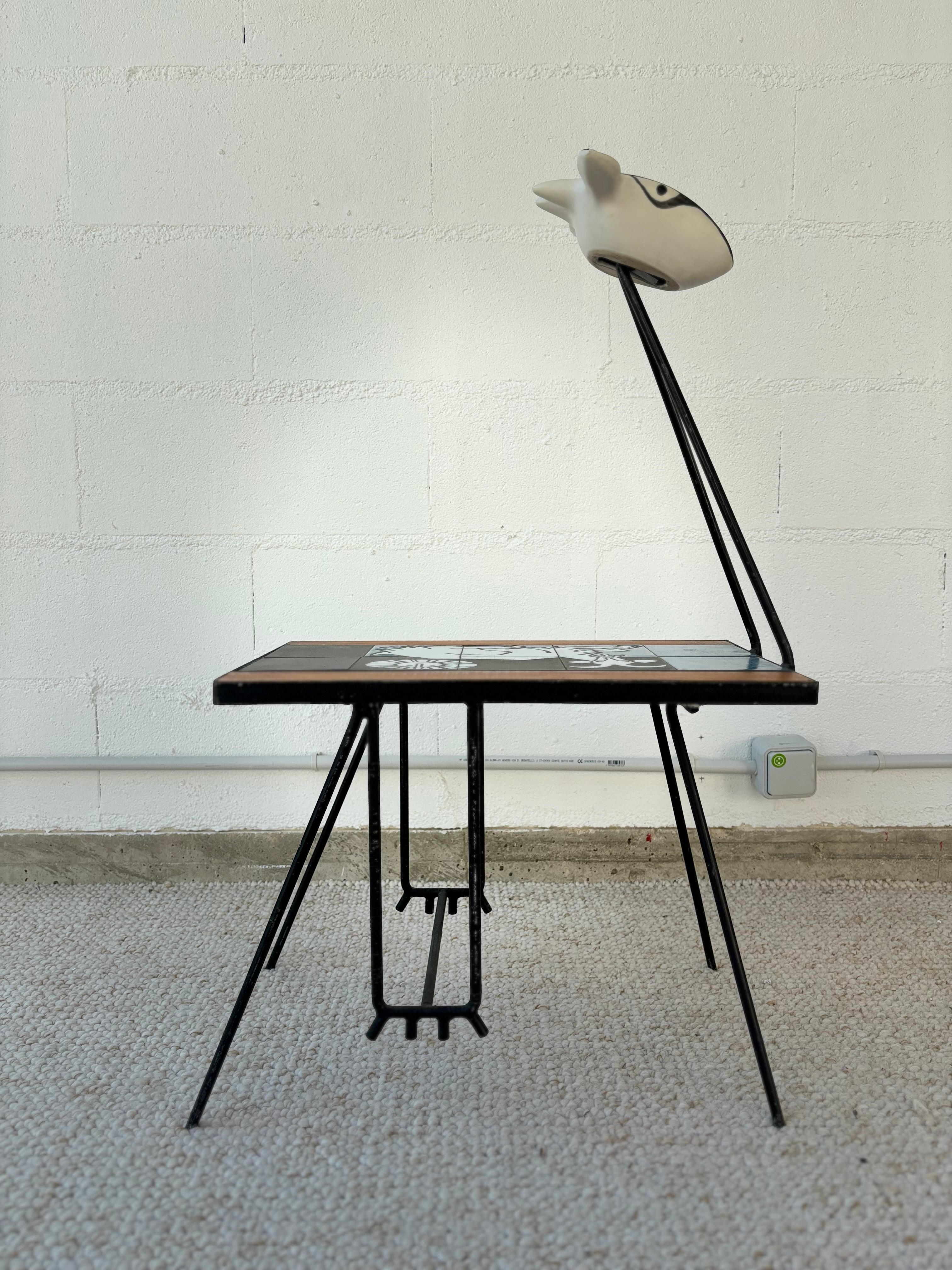 Side table by Roger Capron For Sale 1
